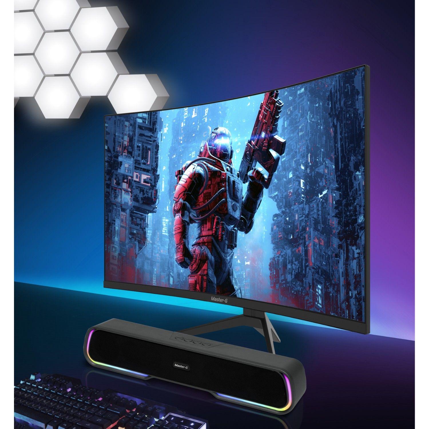 Pack Monitor Gamer Curvo Led  27" FHD 165Hz 1Ms + BT-3