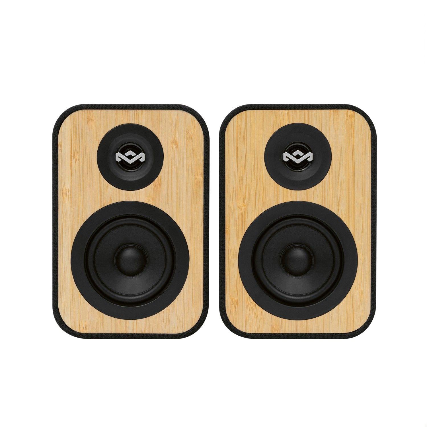 Parlantes Bluetooth 5.3 Uplift Bookshelf Negros Marley-1