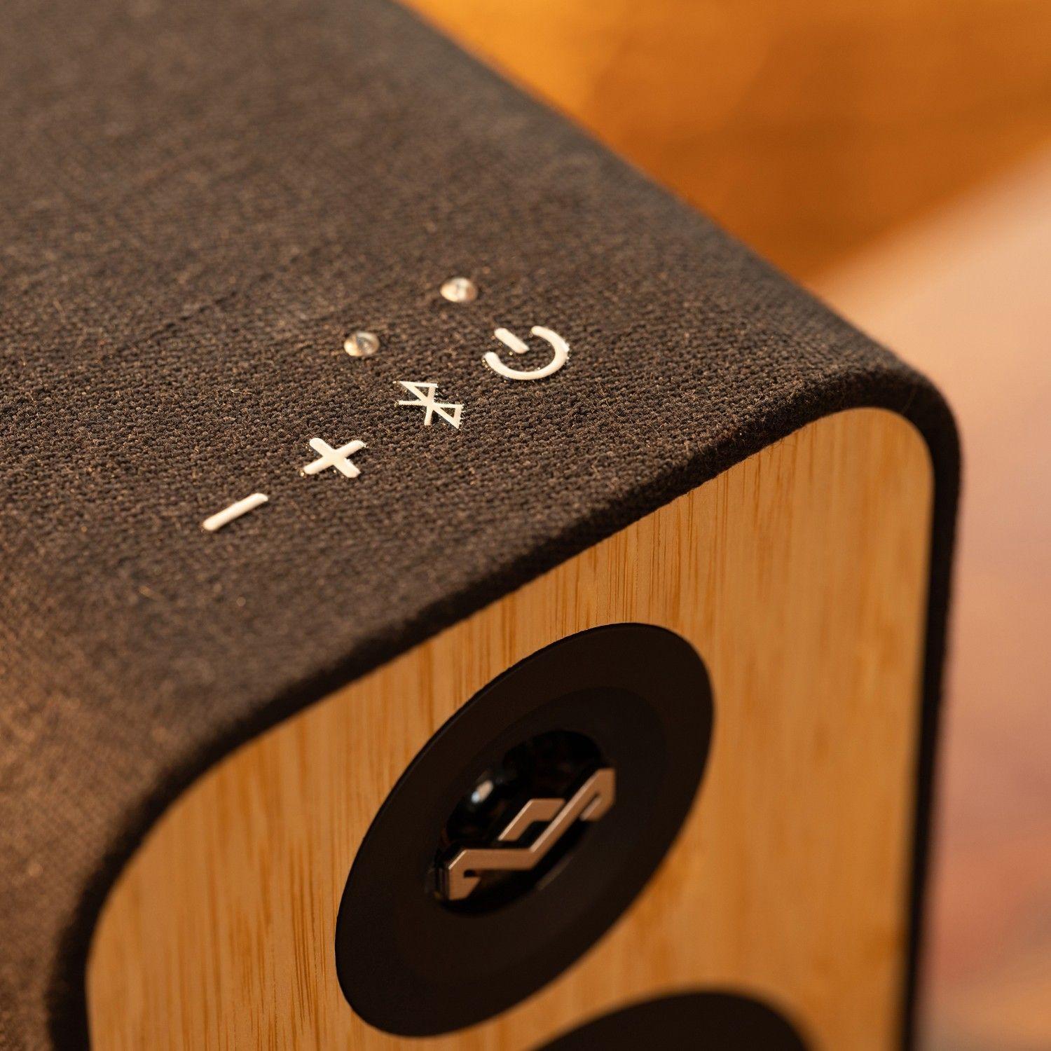 Parlantes Bluetooth 5.3 Uplift Bookshelf Negros Marley-4
