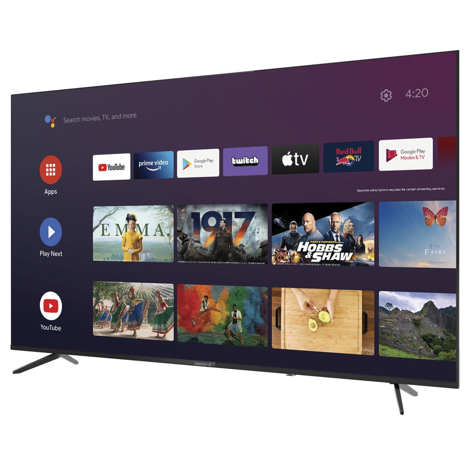 Smart TV Led 65" Android Ultra HD 4K Bluetooth MGAH65FU-1