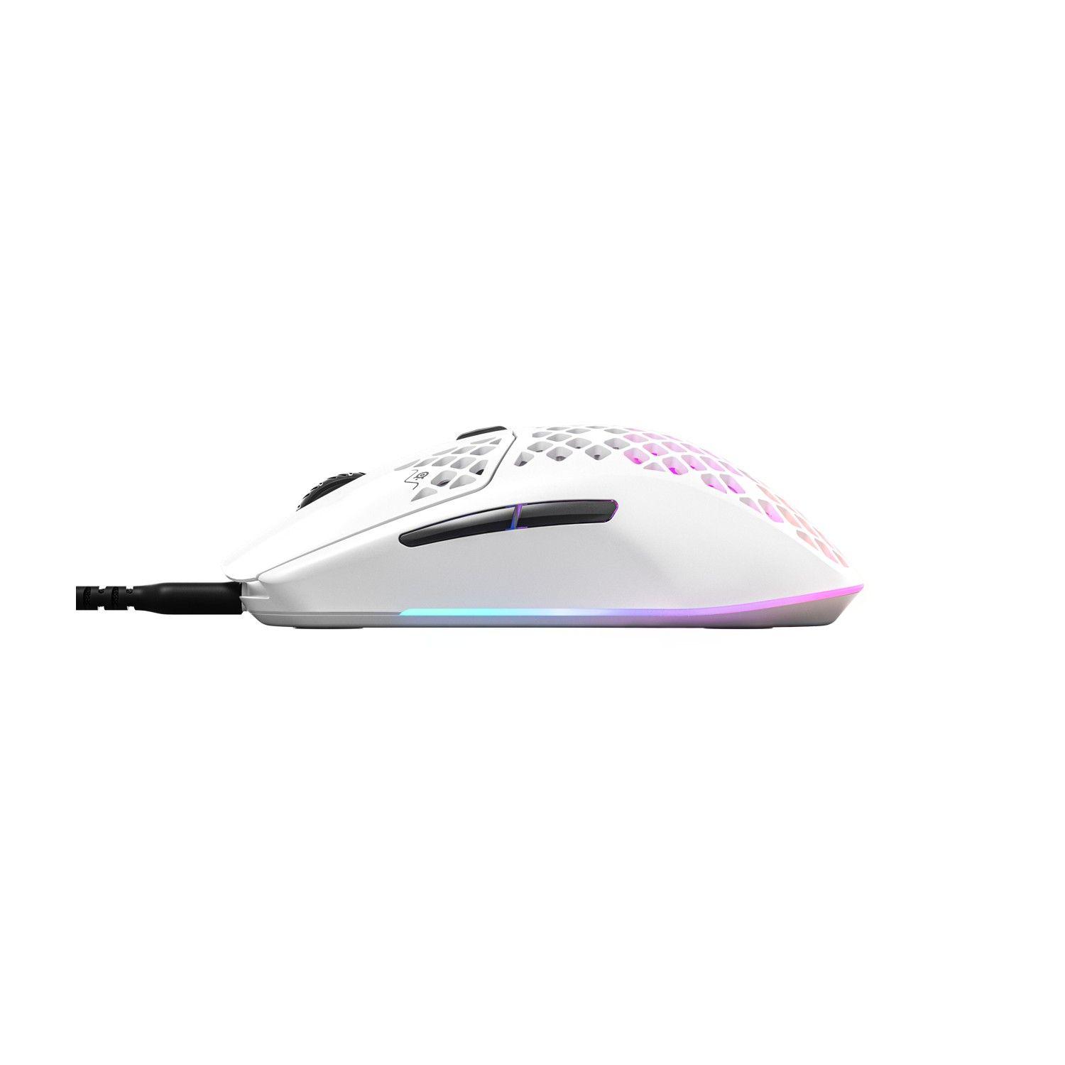 Mouse Gamer SteelSeries Aerox 3 Snow Ultraligero RGB 8500DPI-6