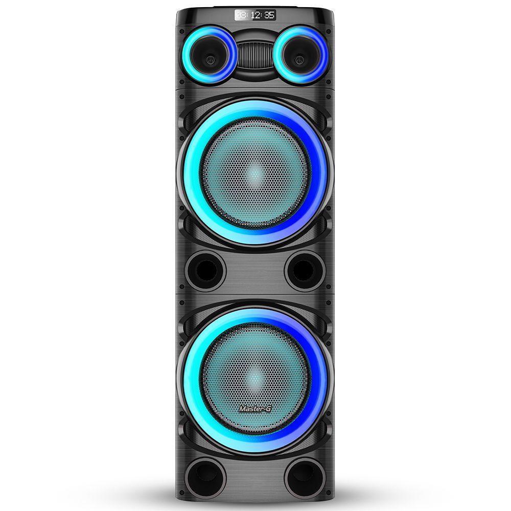 Parlante Karaoke Bluetooth 12” x2 con Micrófono MGKRAKEN-9