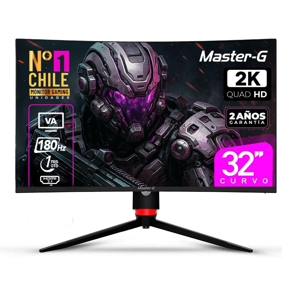 Monitor Gamer 32" Curvo QHD 1440 VA 180Hz 1ms MGMG3240CQ-0
