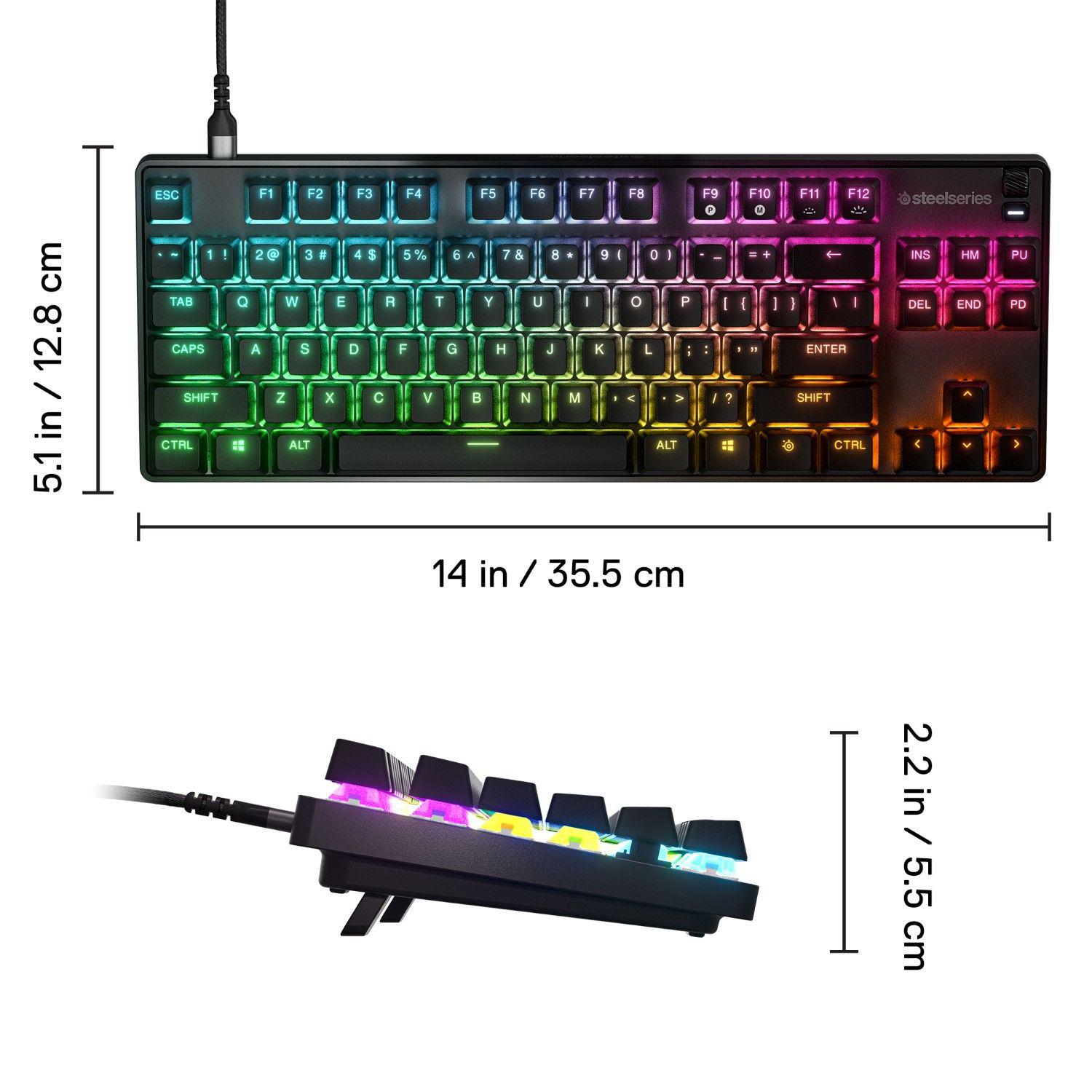 Teclado Gamer SteelSeries APEX 9 TKL RGB Multiplataforma-9
