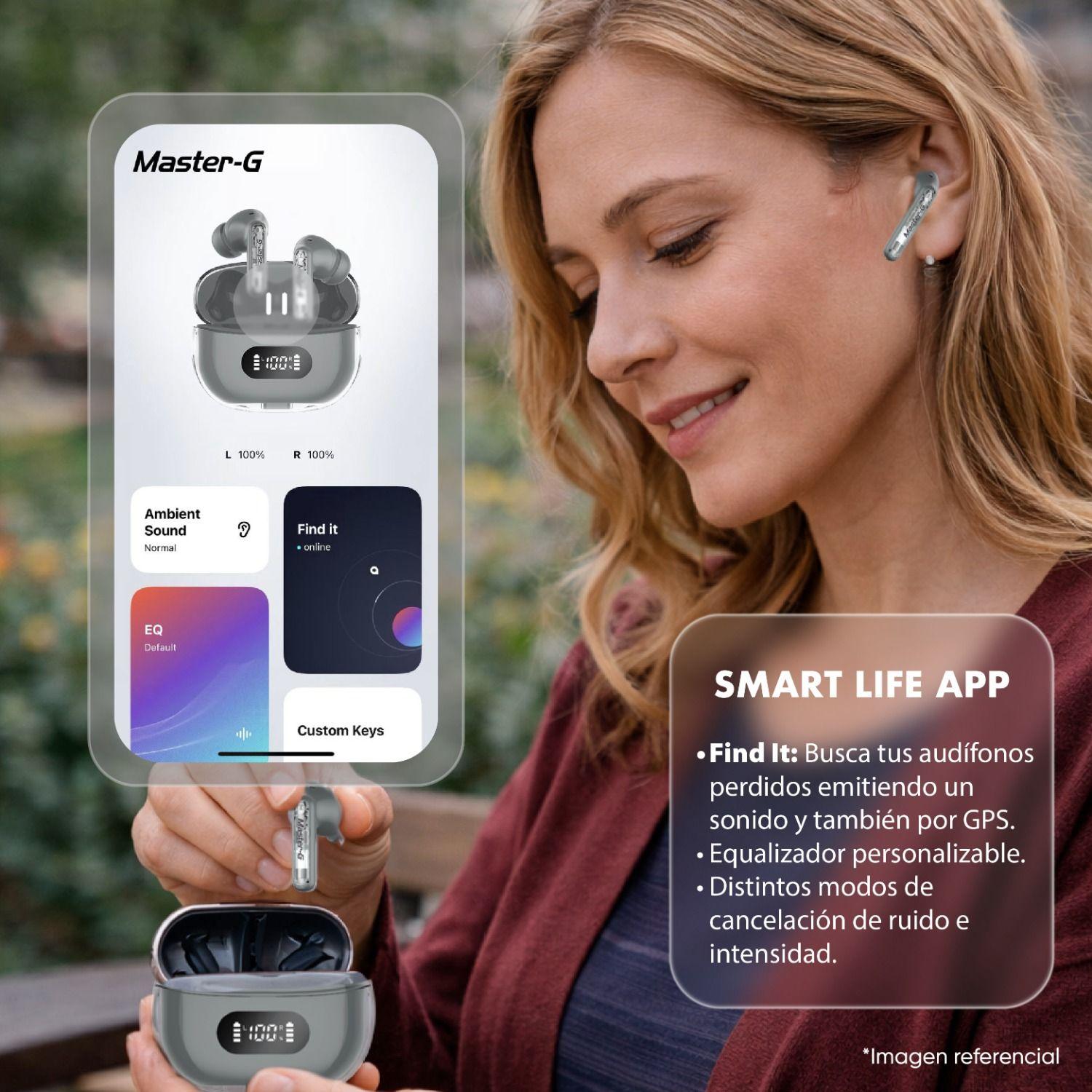 Audífonos Bluetooth In Ear TWS ANC con App MGBUDS35G-4