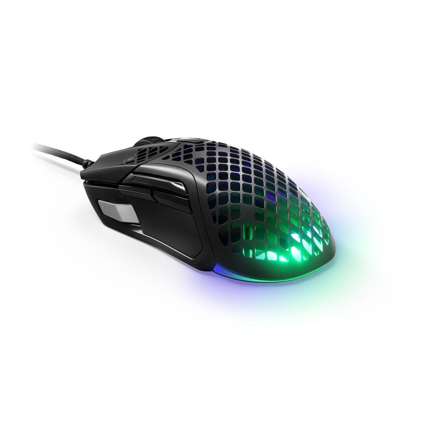 Mouse Gamer SteelSeries Aerox 5 Ultraligero 18000 DPI Negro-5