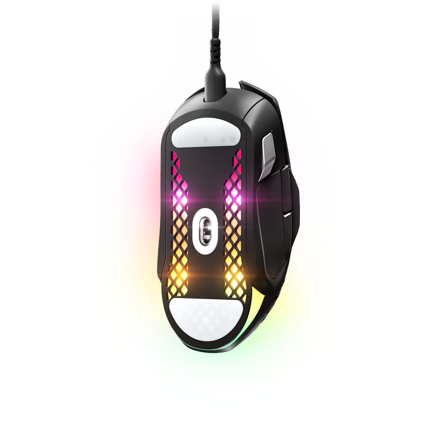 Mouse Gamer SteelSeries Aerox 5 Ultraligero 18000 DPI Negro-6
