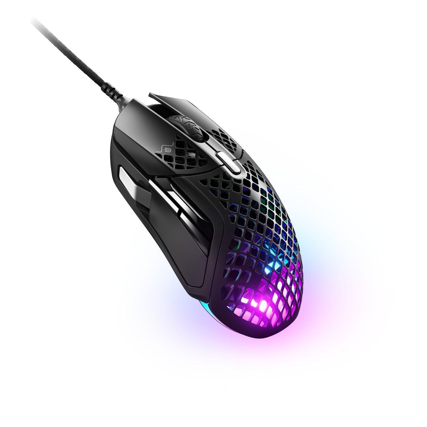 Mouse Gamer SteelSeries Aerox 5 Ultraligero 18000 DPI Negro-7