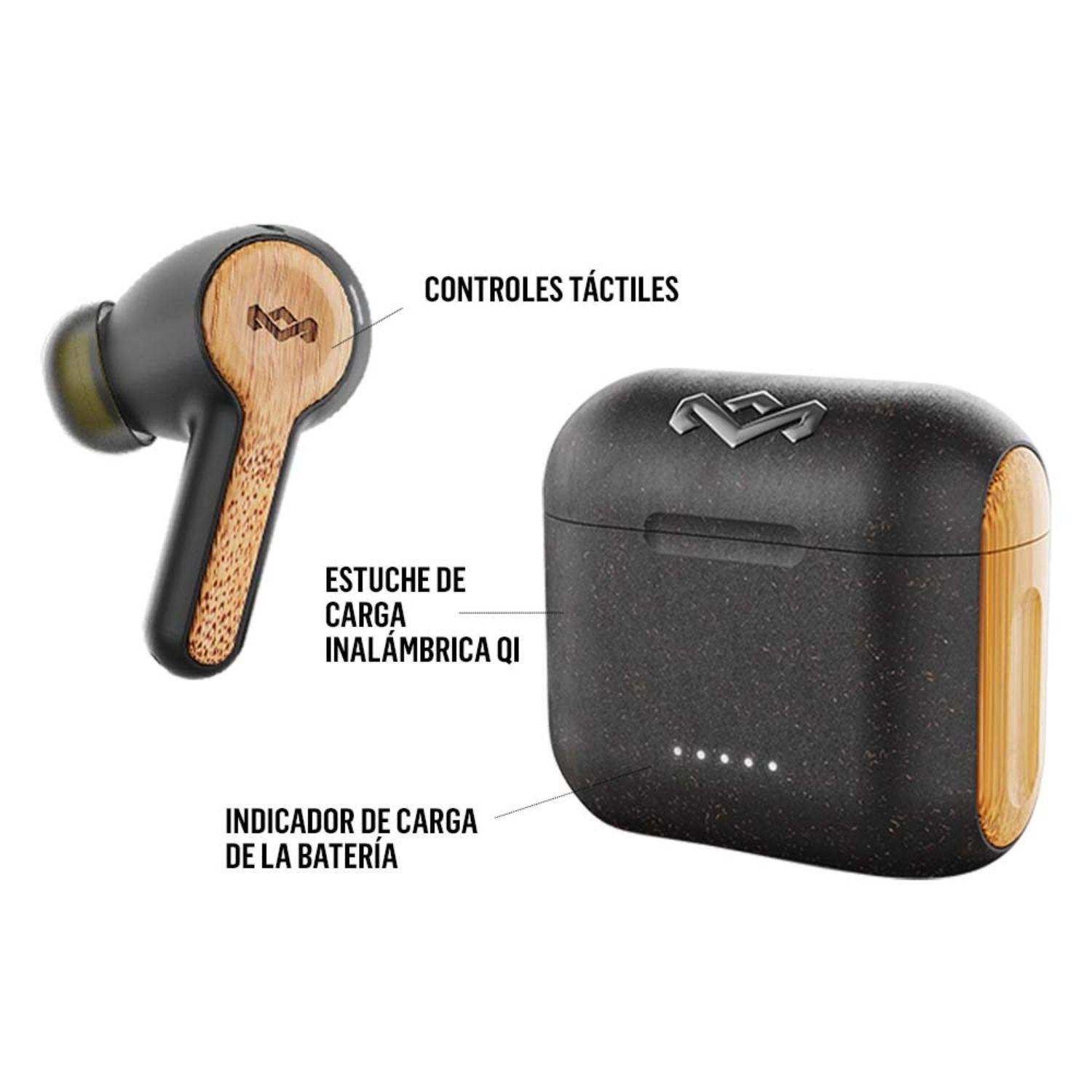 Audífono Bluetooth True Wireless Rebel Black House of Marley-5