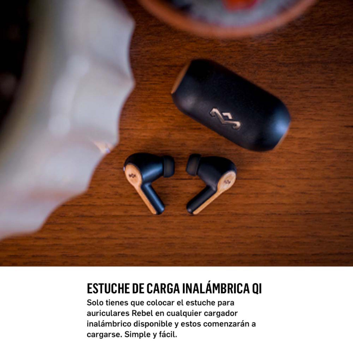 Audífono Bluetooth True Wireless Rebel Black House of Marley-7