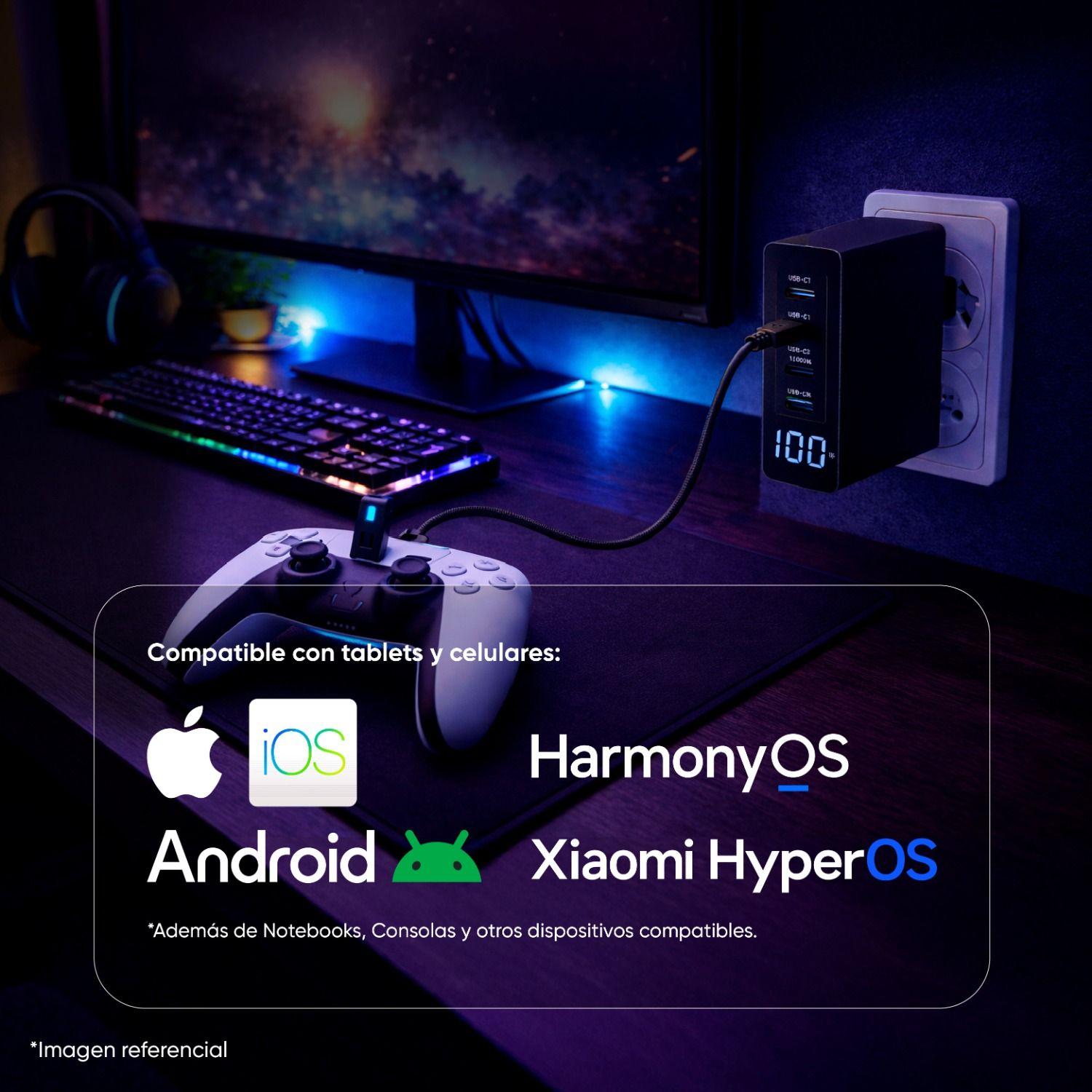 Cargador Portátil Carga Rápida 100w + Cable USB-C Master-G-3