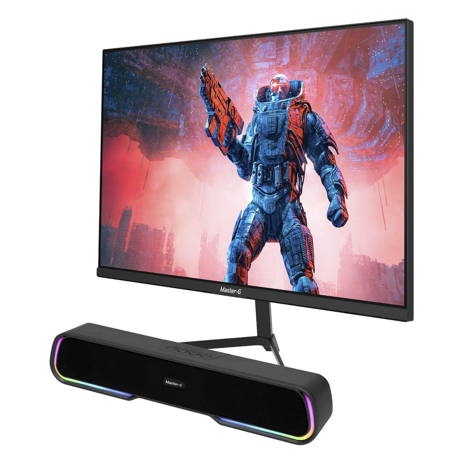 Pack Monitor Gamer Led 24" FHD 165Hz 1Ms + Soundbar Gamer-1