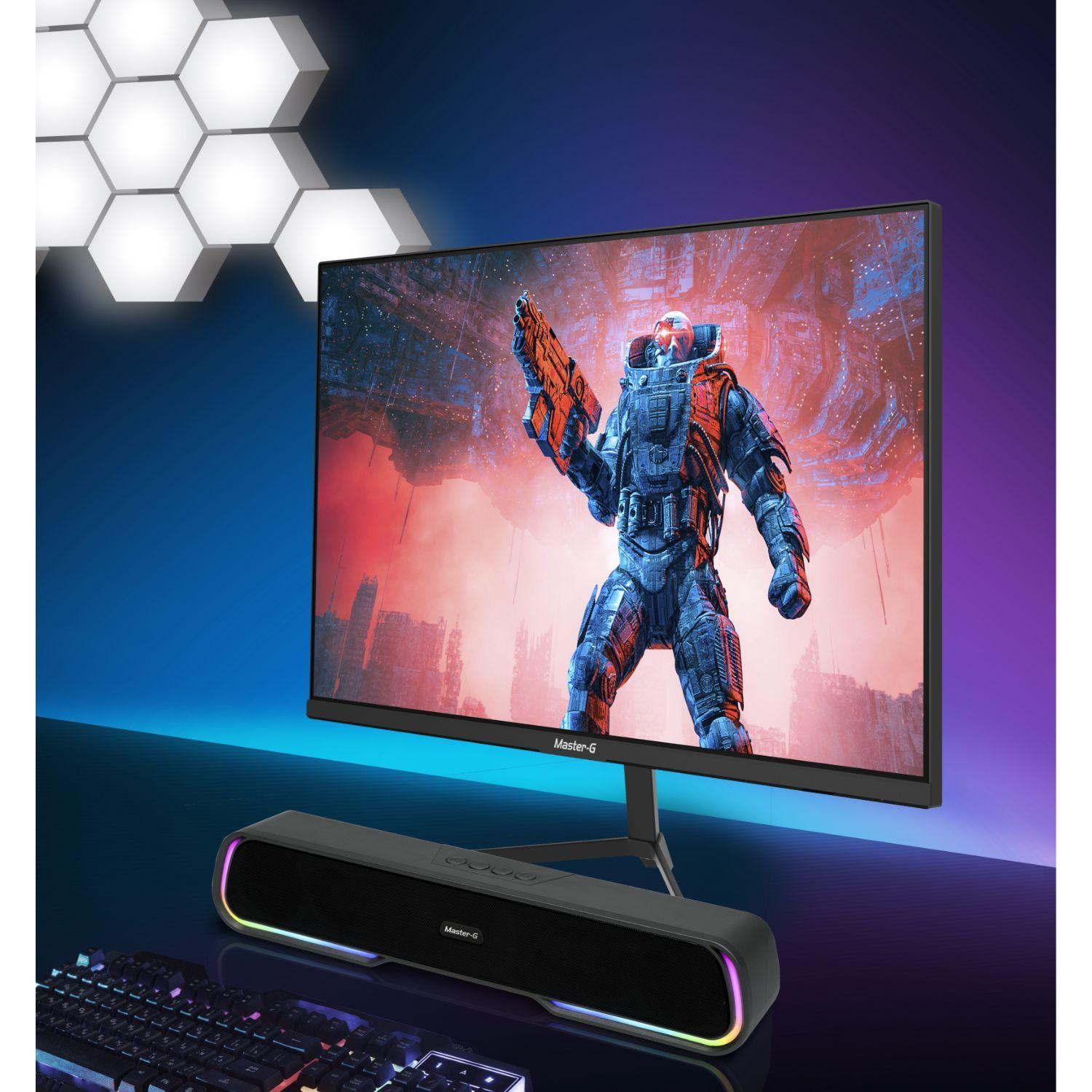 Pack Monitor Gamer Led 24" FHD 165Hz 1Ms + Soundbar Gamer-3