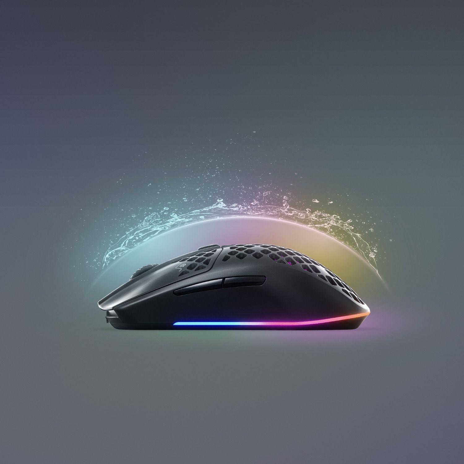 Mouse Gamer SteelSeries Aerox 3 Onix Wireless 18000 DPI-3
