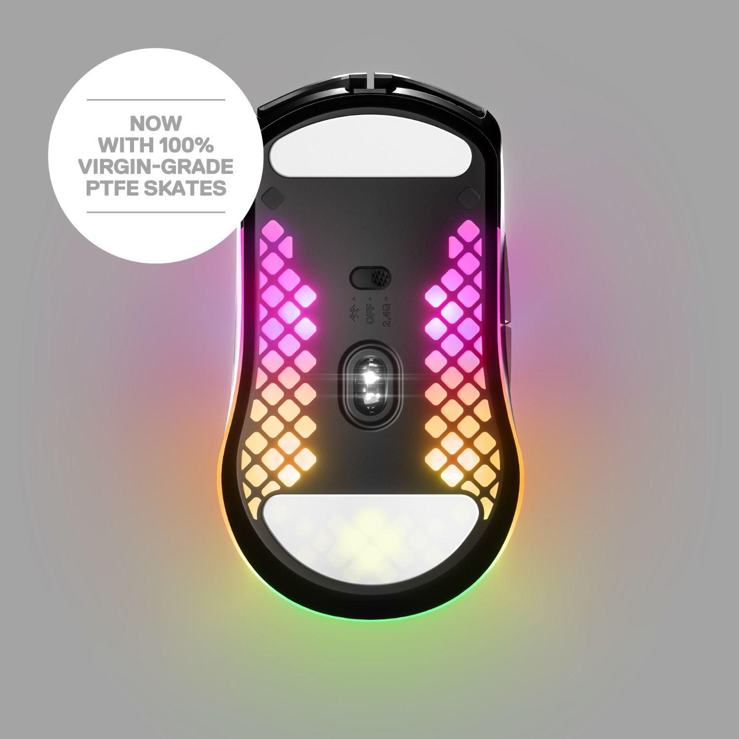 Mouse Gamer SteelSeries Aerox 3 Onix Wireless 18000 DPI-5