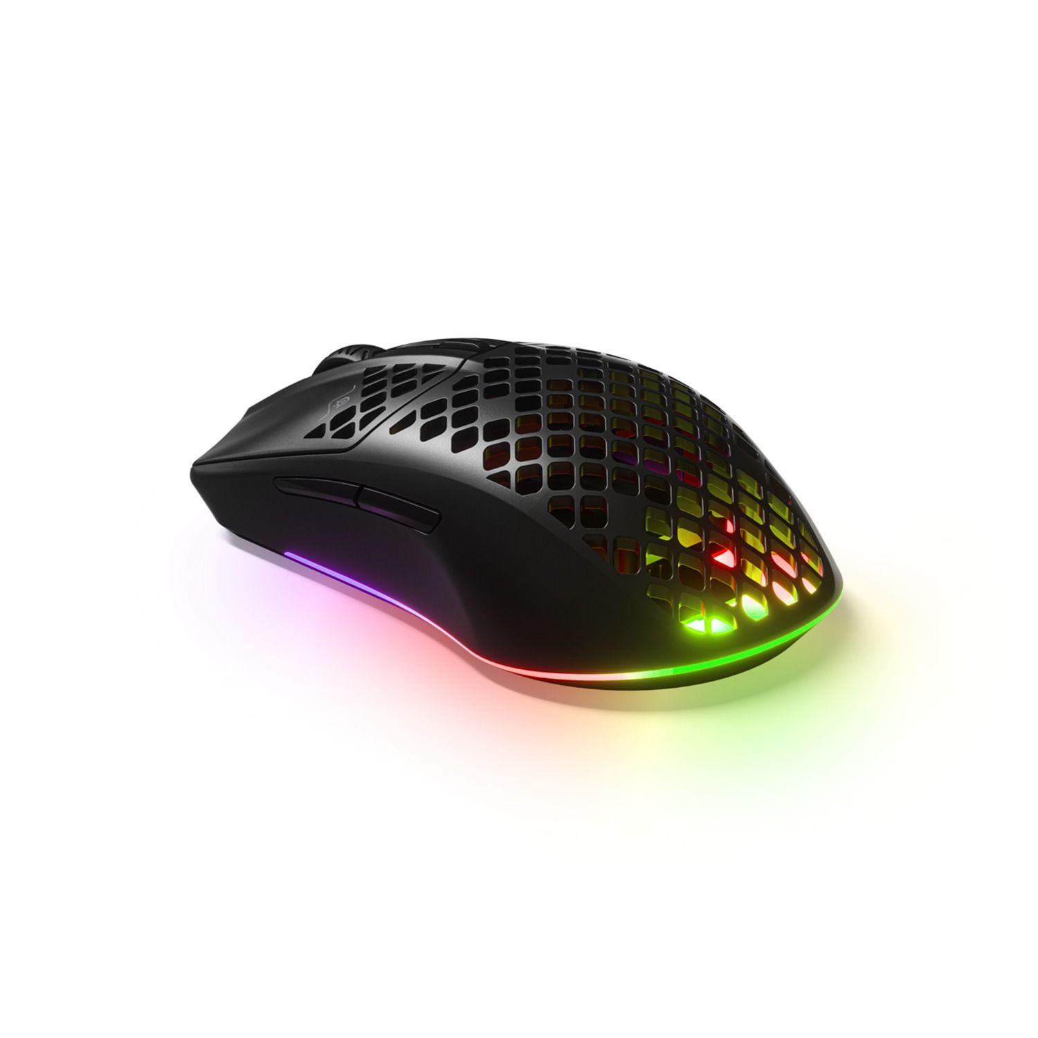 Mouse Gamer SteelSeries Aerox 3 Onix Wireless 18000 DPI-8