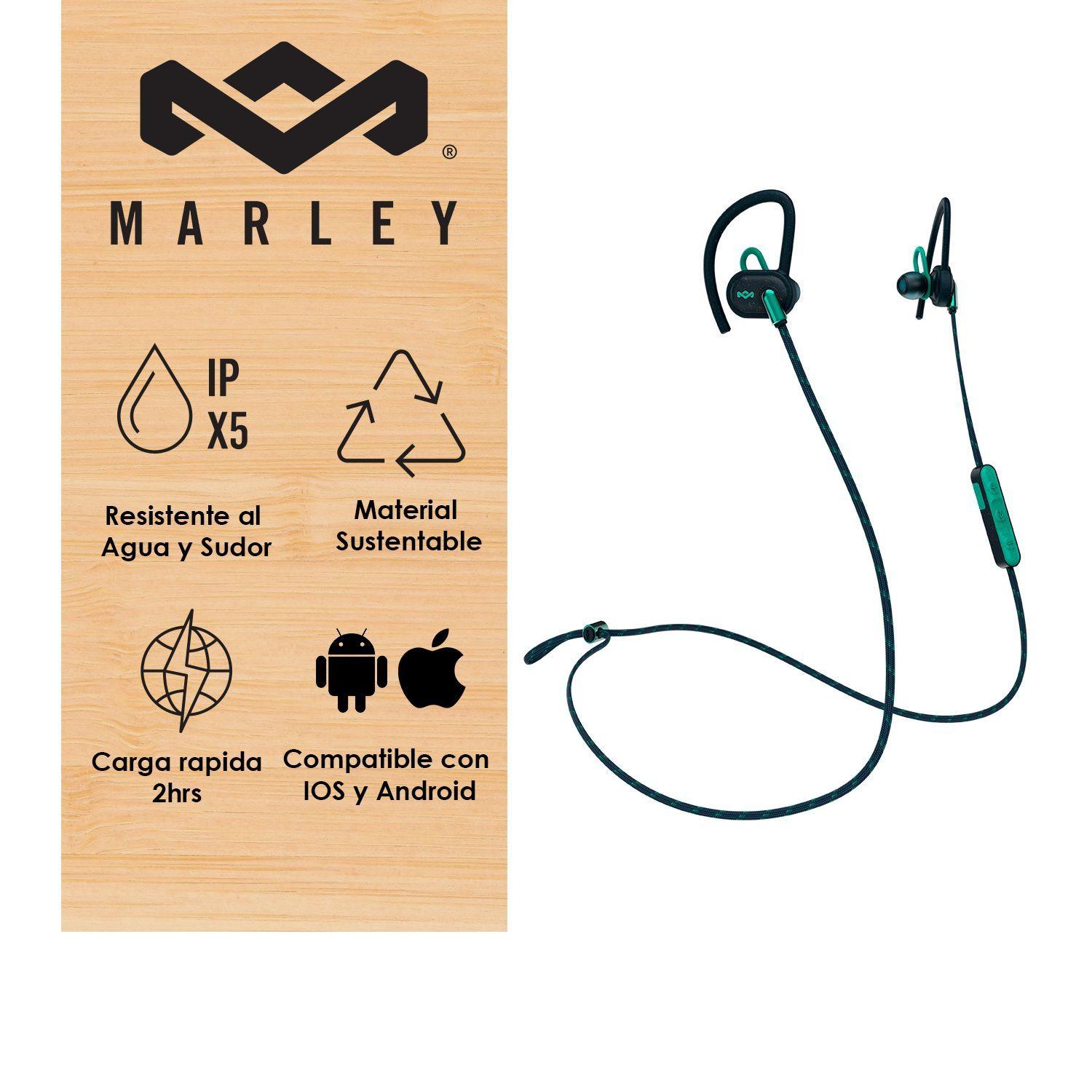 Audífono Bluetooth Uprise BT Teal House of Marley-2