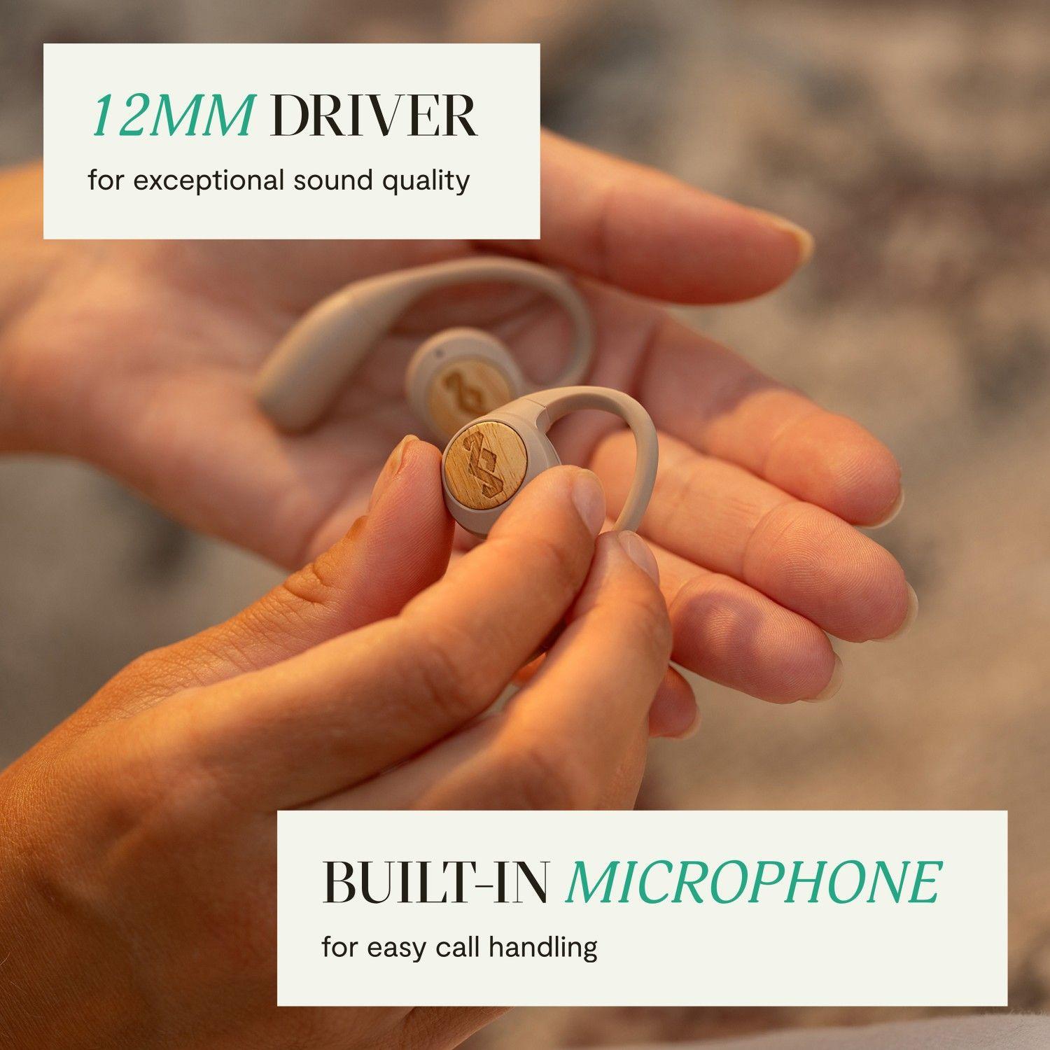 Audífonos Bluetooth Open-Ear Liberate TW Cream Marley-6