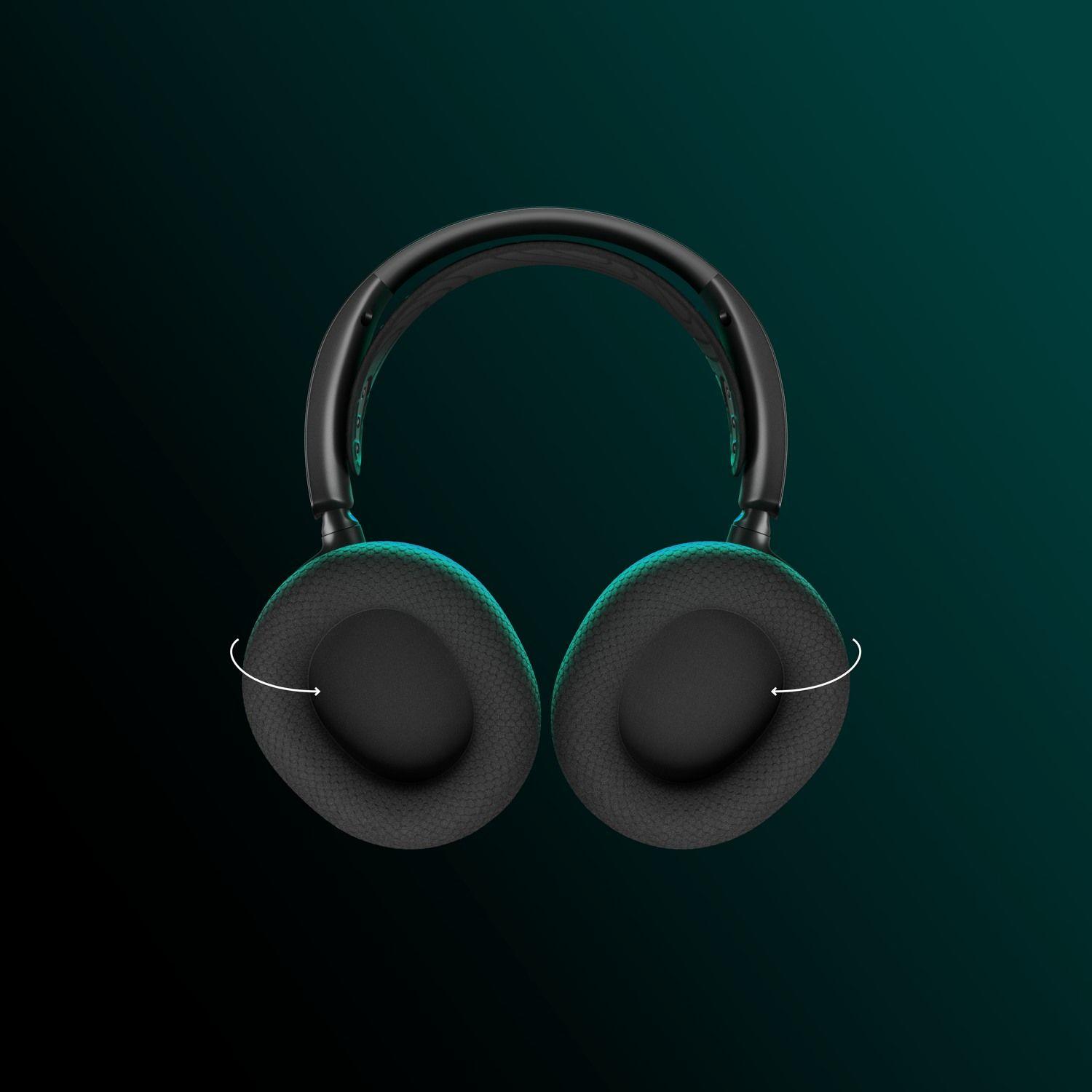 Audífonos Gamer SteelSeries Nova 7 Inalámbrico Negros-3