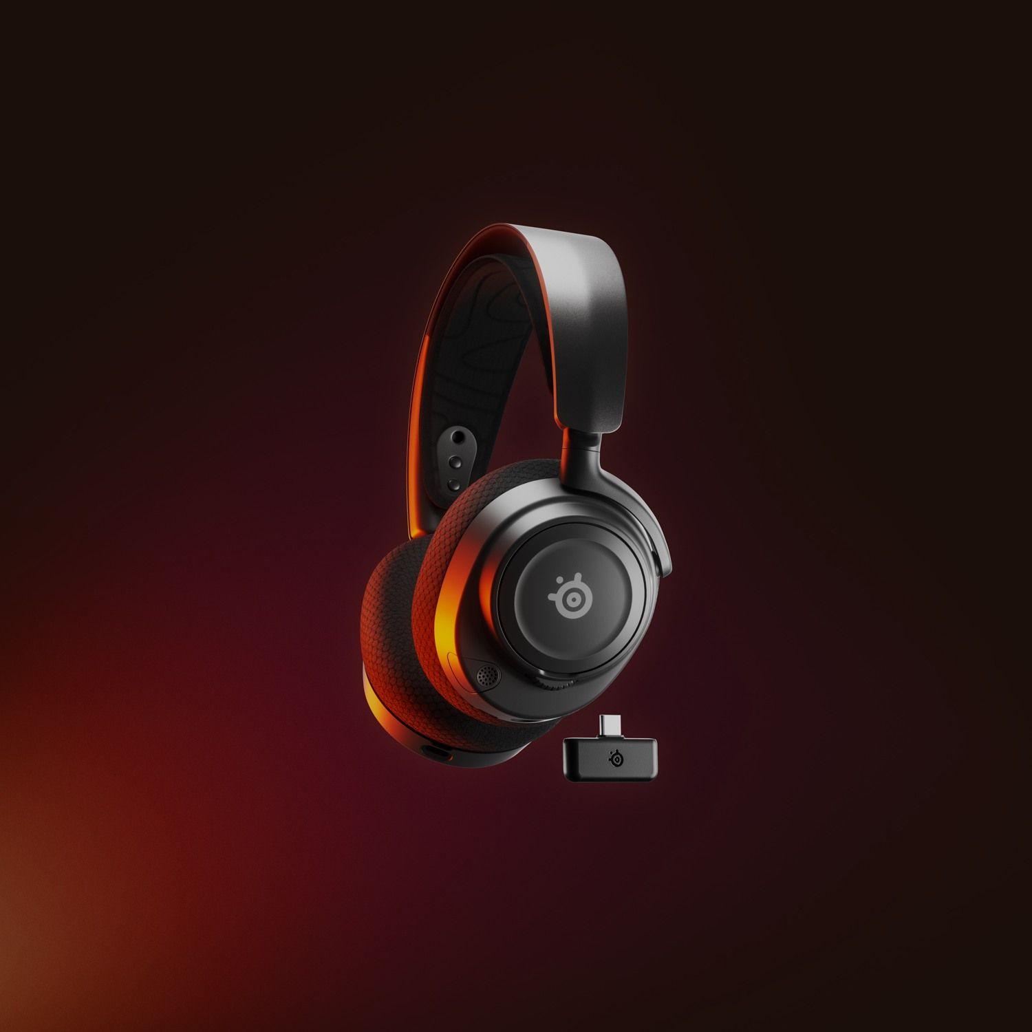 Audífonos Gamer SteelSeries Nova 7 Inalámbrico Negros-4