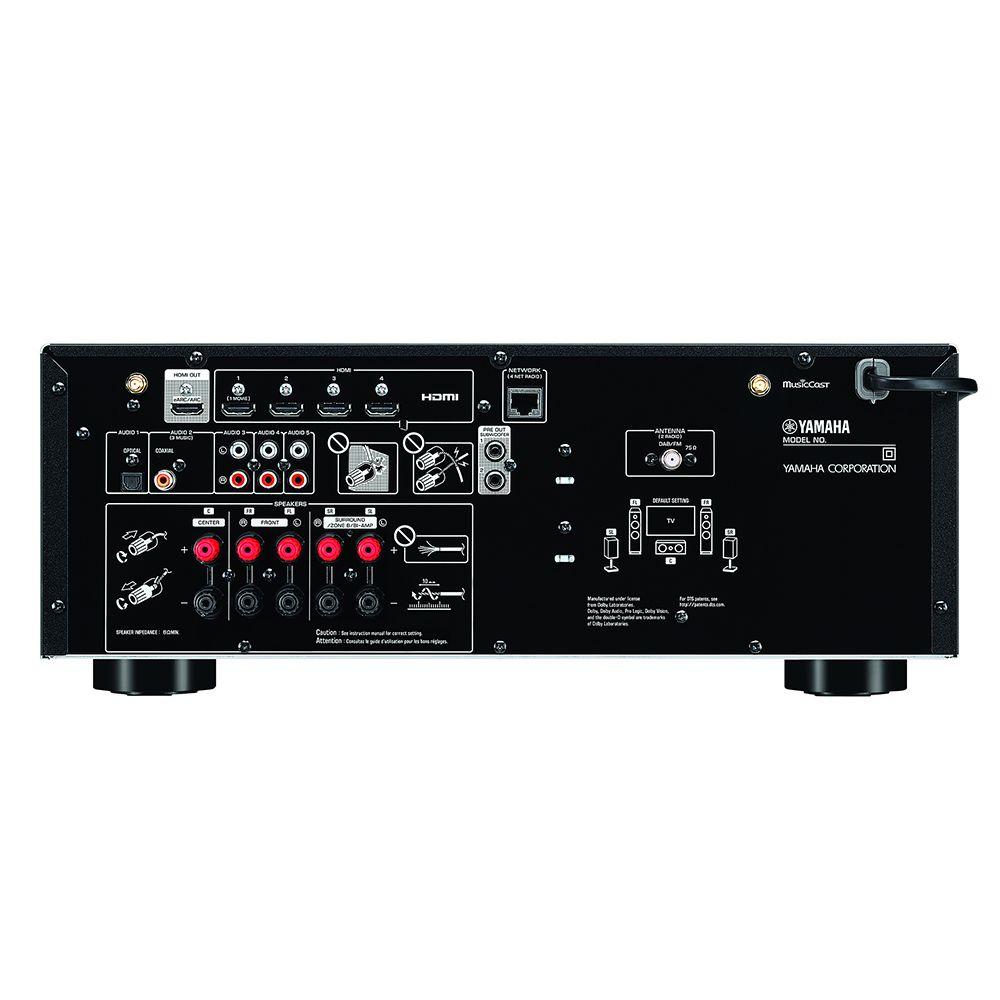Receiver Av 5.2 Canales Con Hdmi 8k Musicast Yamaha Rxv4a-3