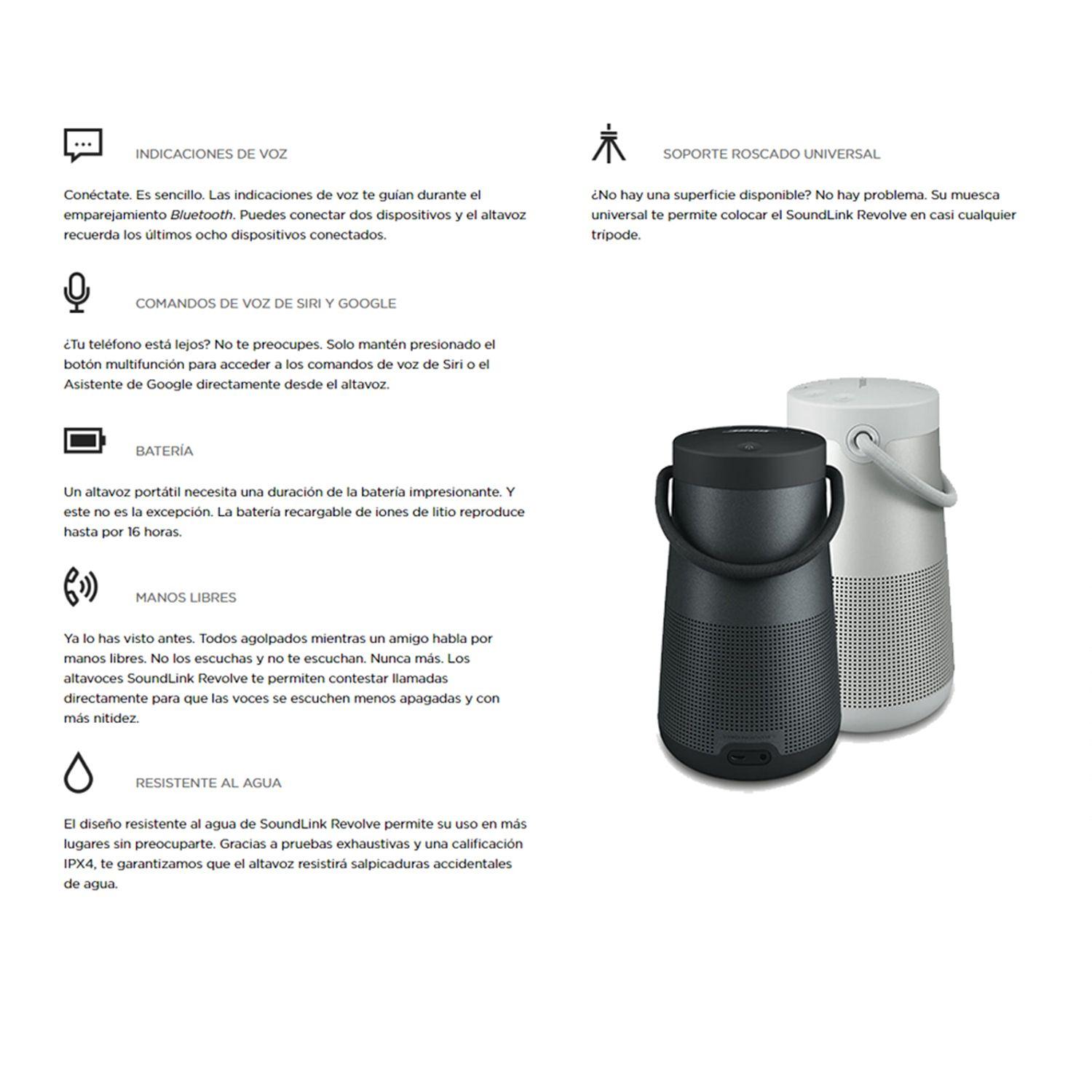 Parlante Portátil Bluetooth Bose Soundlink Revolve+ Ii-4