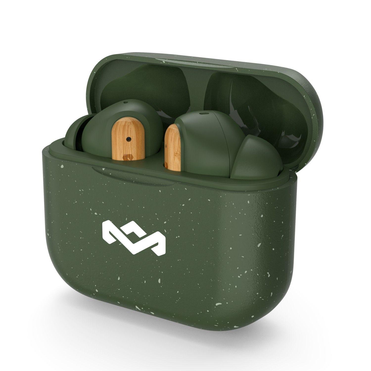 Audífonos Bluetooth True Wireless Little Bird Green Marley-1