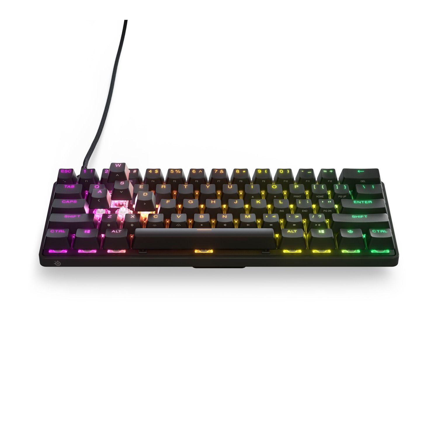Teclado Gamer Apex Pro Mini Wireless 60% RGB PBT-1