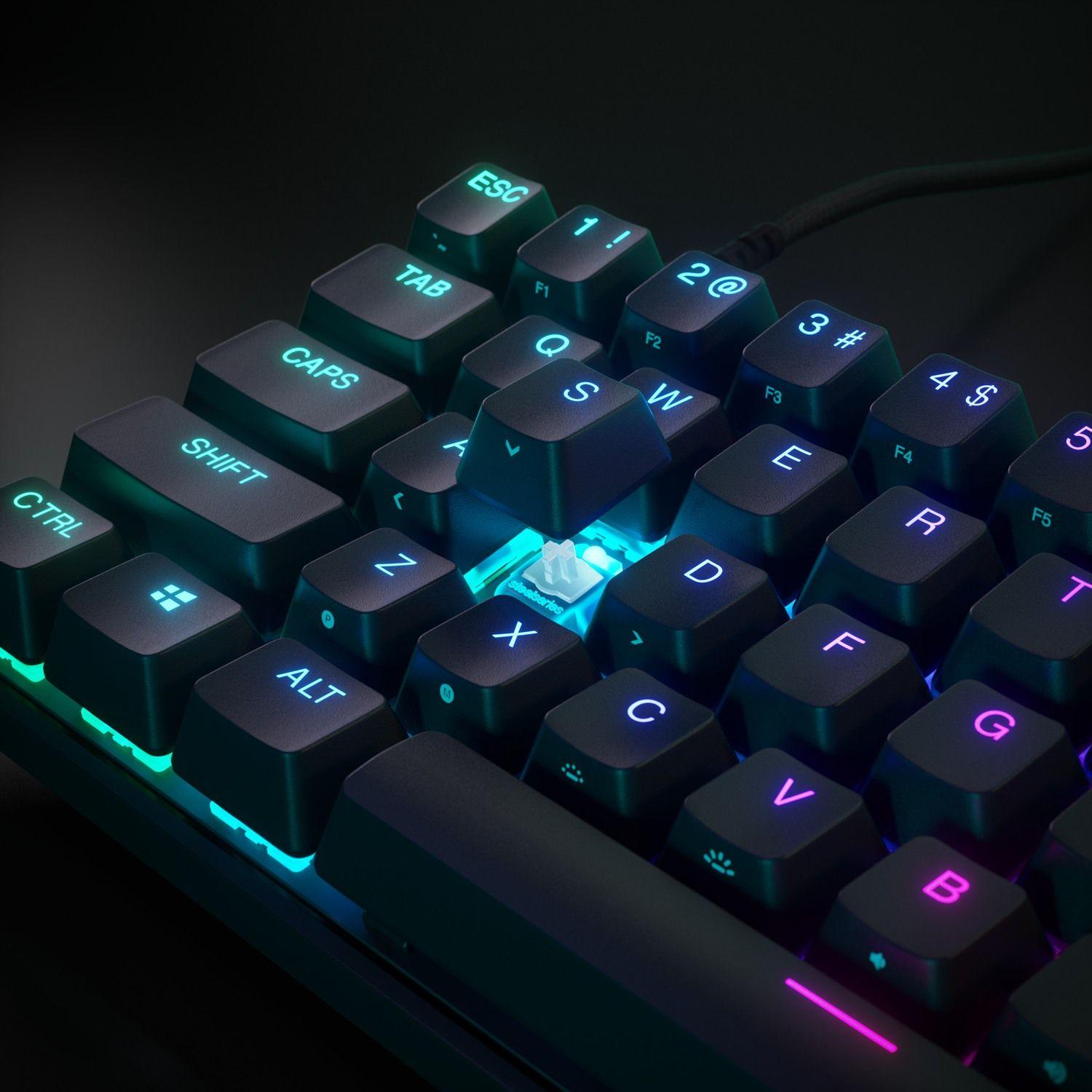 Teclado Gamer Apex Pro Mini Wireless 60% RGB PBT-3