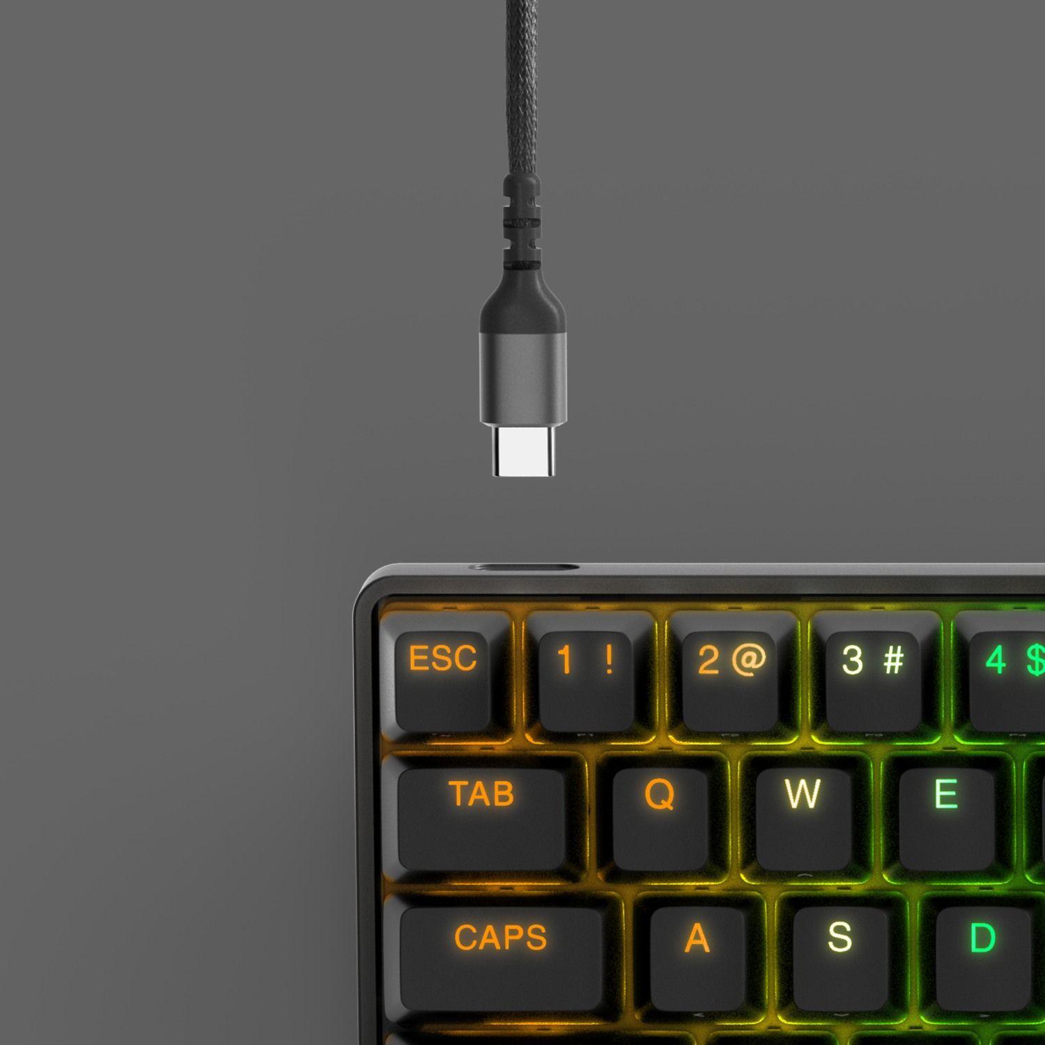 Teclado Gamer Apex Pro Mini Wireless 60% RGB PBT-6