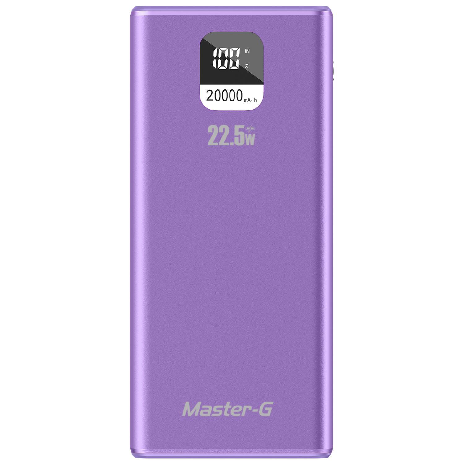 Batería Externa Power Bank 20000 Mah 22.5W UCP20MPD Morada-1