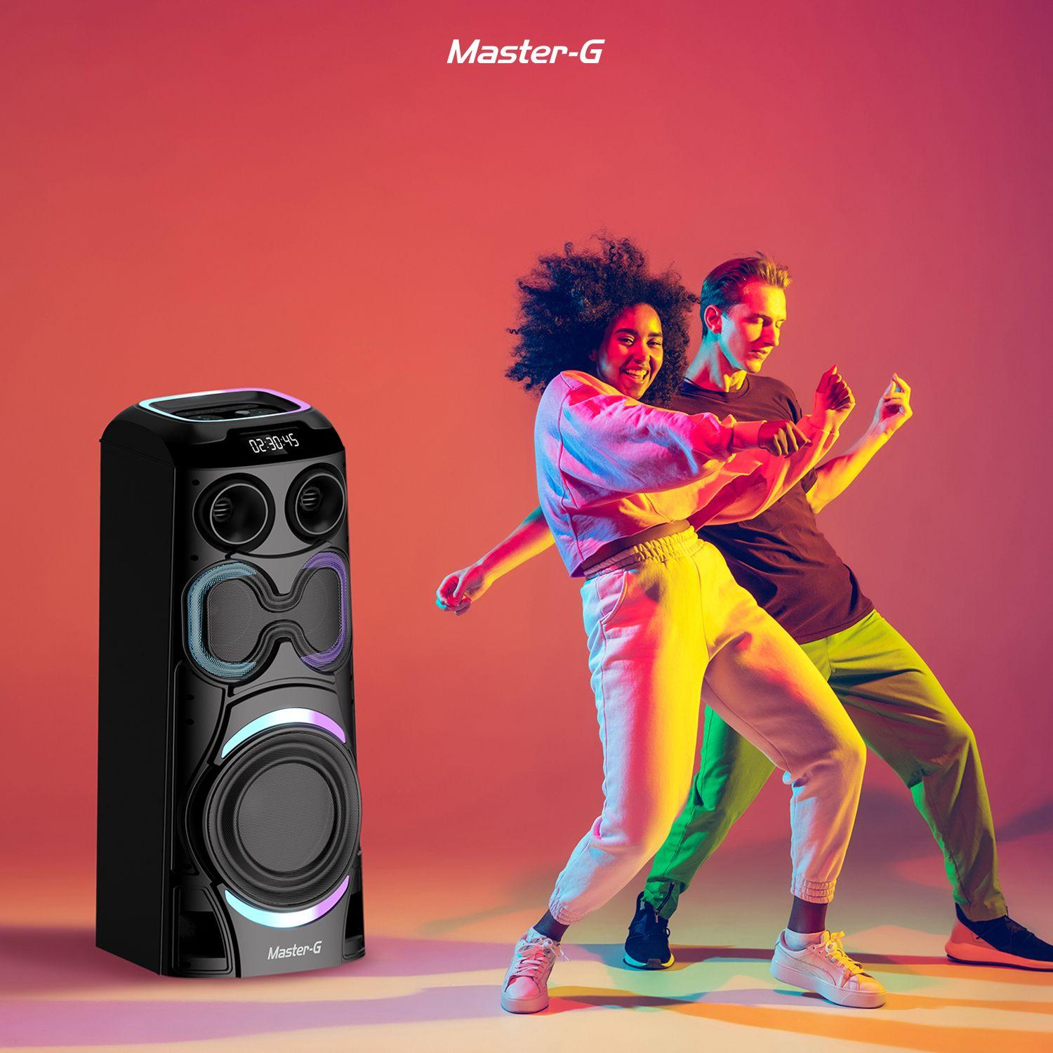 Parlante Karaoke Bluetooth DISCOVIBES 12 con micrófono-1