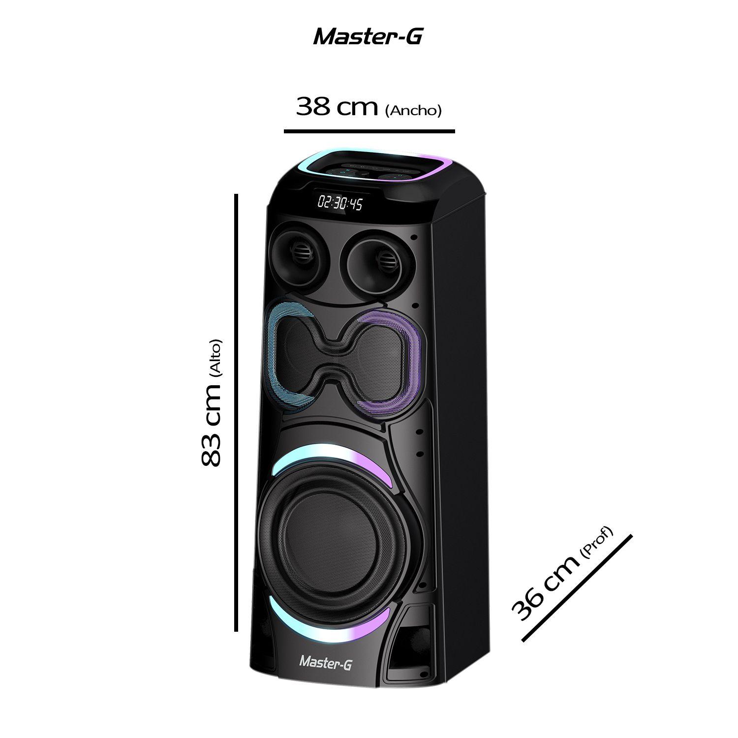 Parlante Karaoke Bluetooth DISCOVIBES 12 con micrófono-4