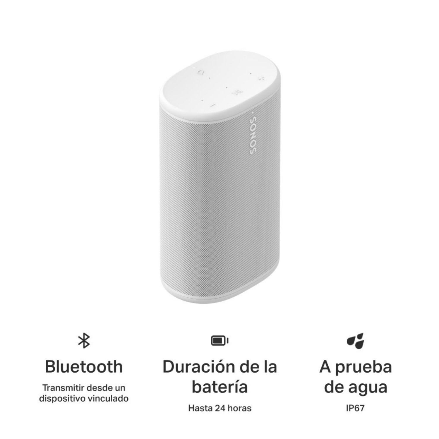 Parlante Bluetooth Wifi Portátil Sonos Play Blanco-2