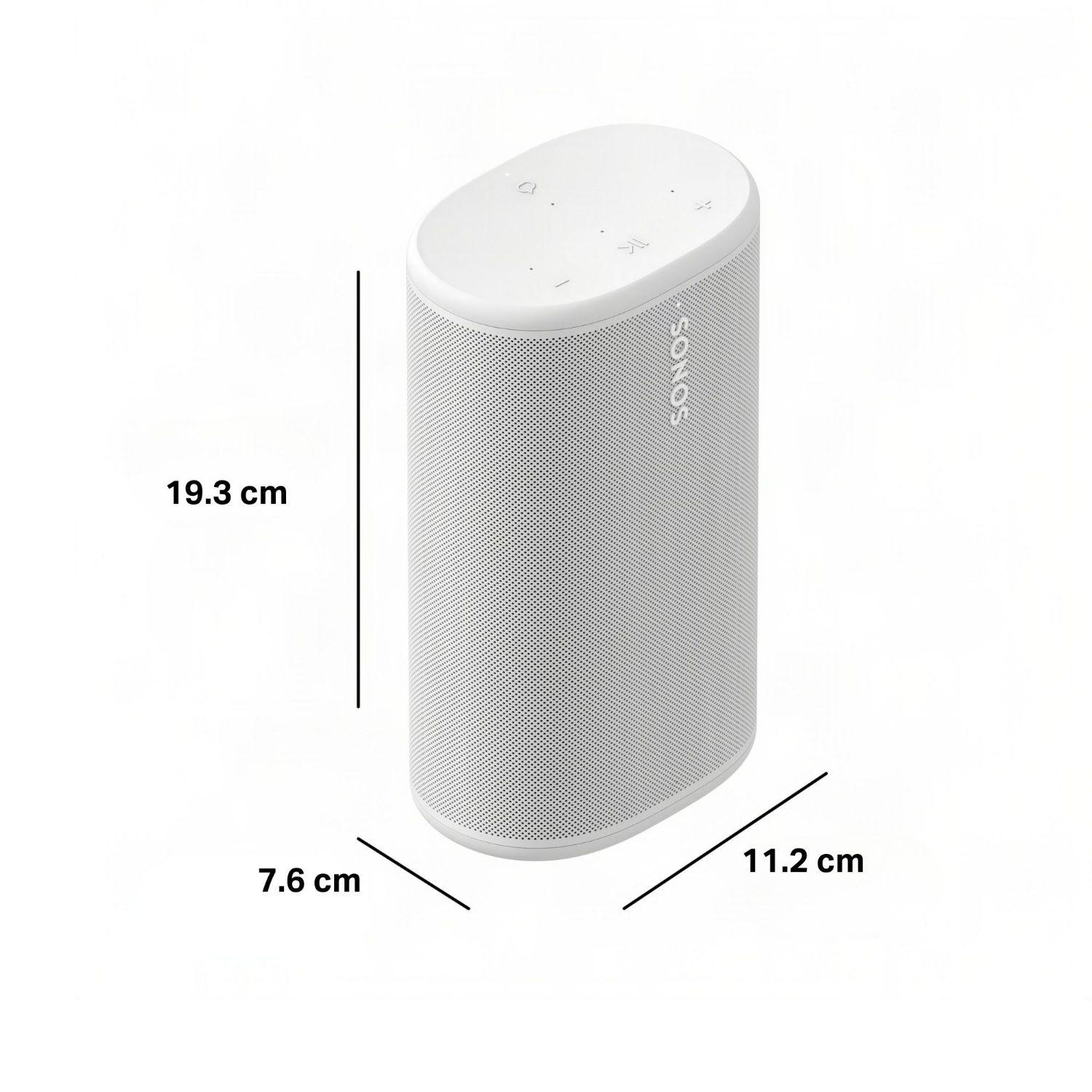 Parlante Bluetooth Wifi Portátil Sonos Play Blanco-3