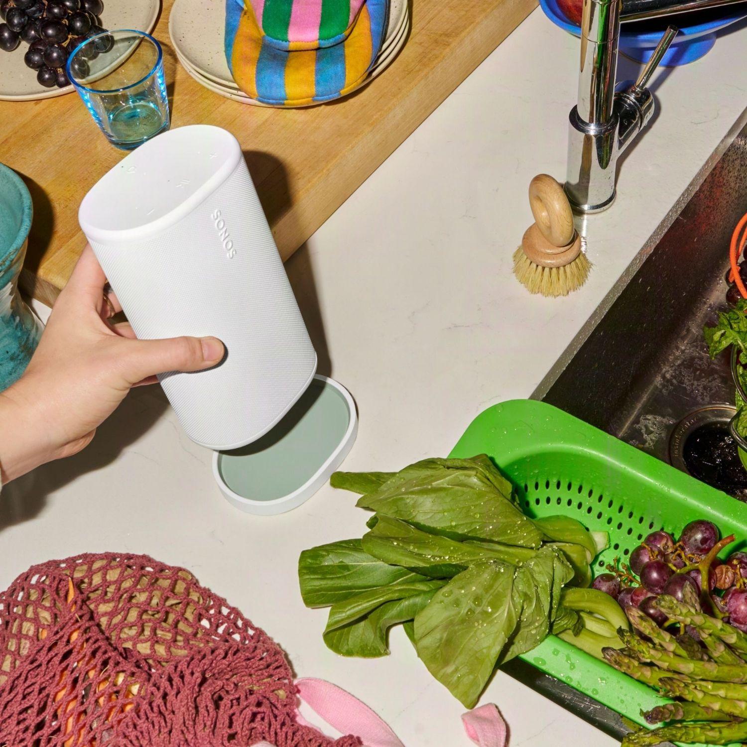 Parlante Bluetooth Wifi Portátil Sonos Play Blanco-7
