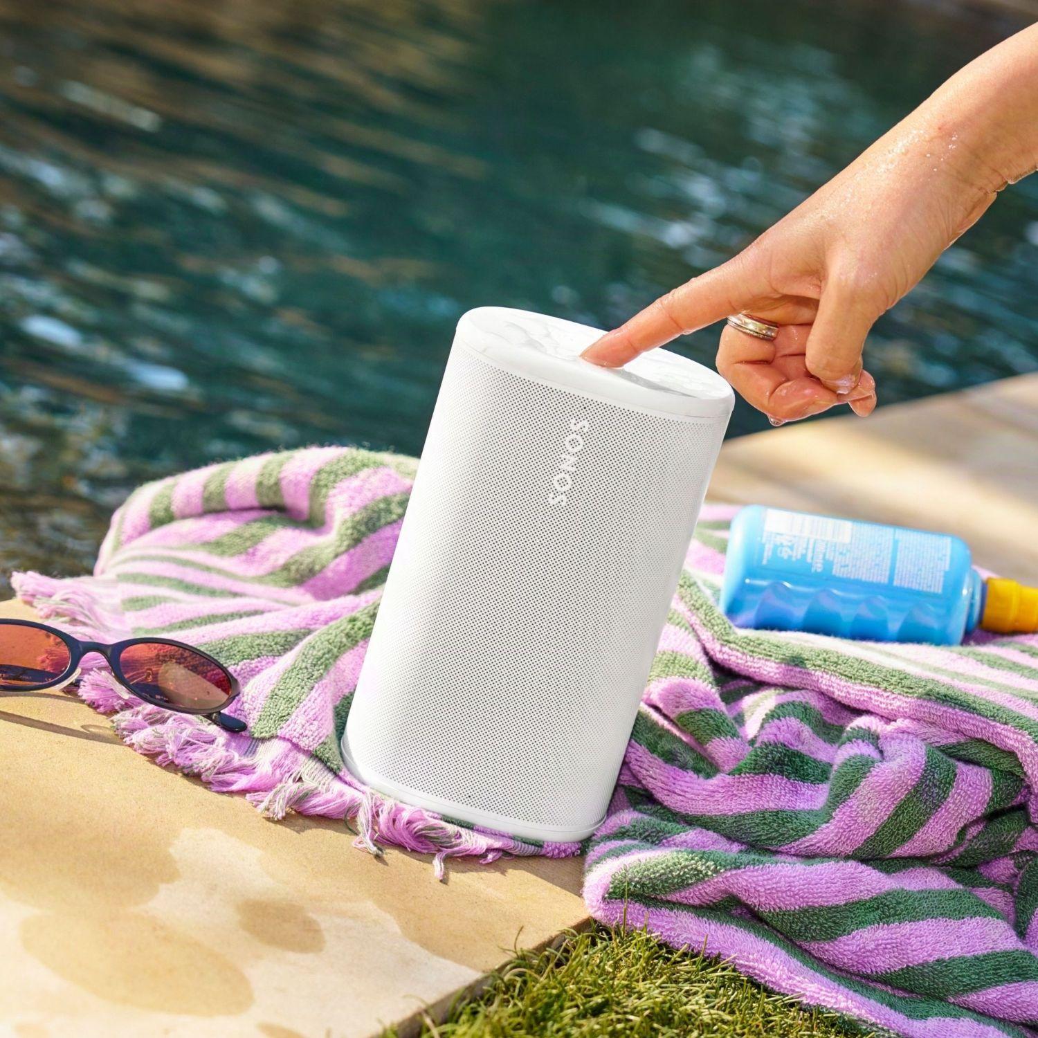 Parlante Bluetooth Wifi Portátil Sonos Play Blanco-8