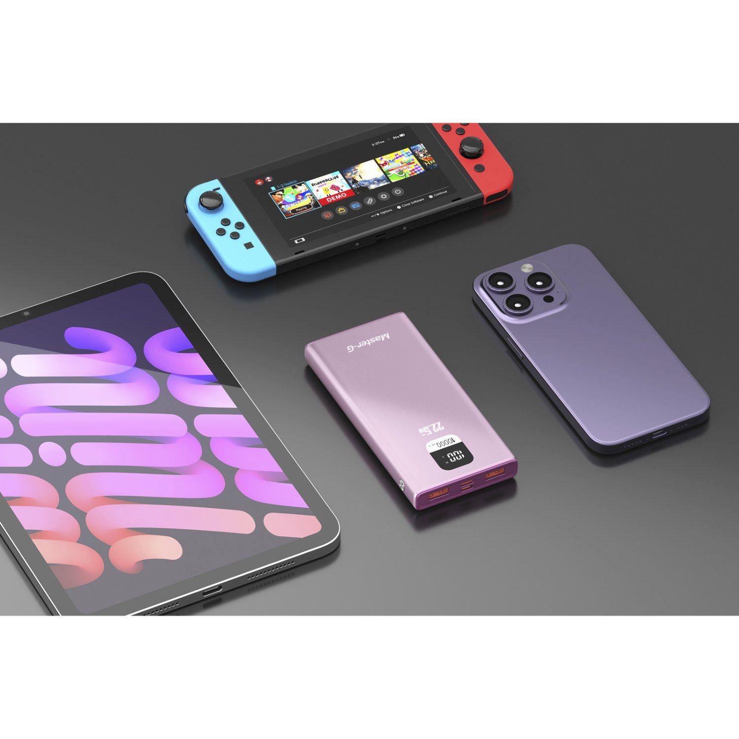 Batería Externa Power Bank 10000 Mah 22.5W UCP10PPD Rosada-6