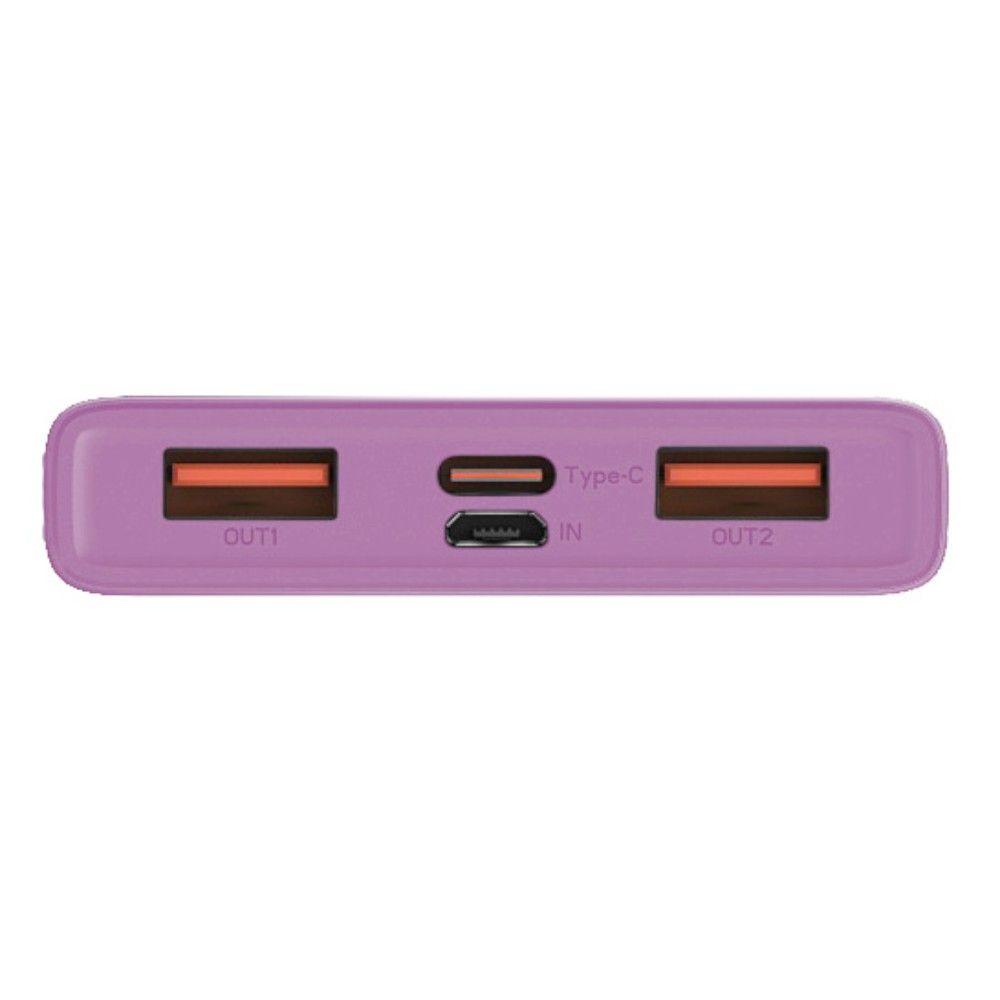 Batería Externa Power Bank 10000 Mah 22.5W UCP10PPD Rosada-5