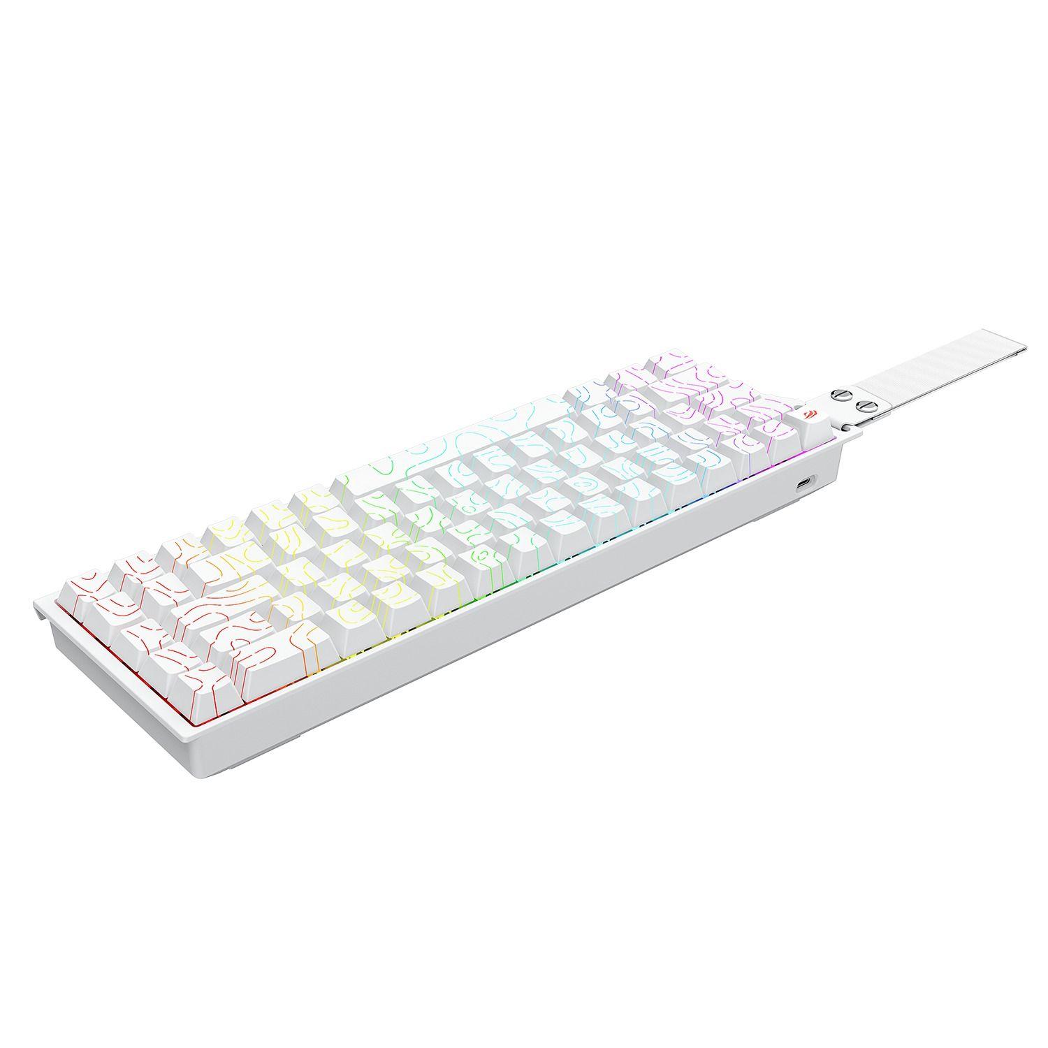 Teclado Mecánico Gamer Compacto RGB KB922LB Blanco Havit-3