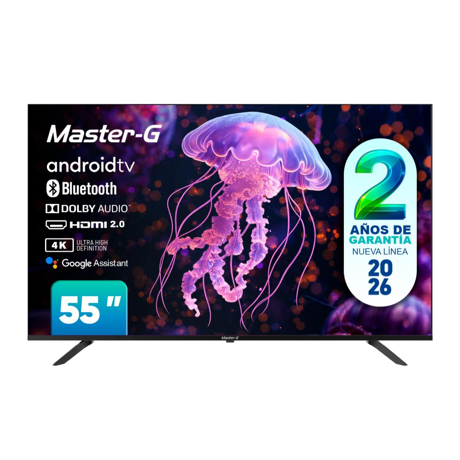 Smart TV Led 55" Android 4K Bluetooth MGAE55F Master-G-0