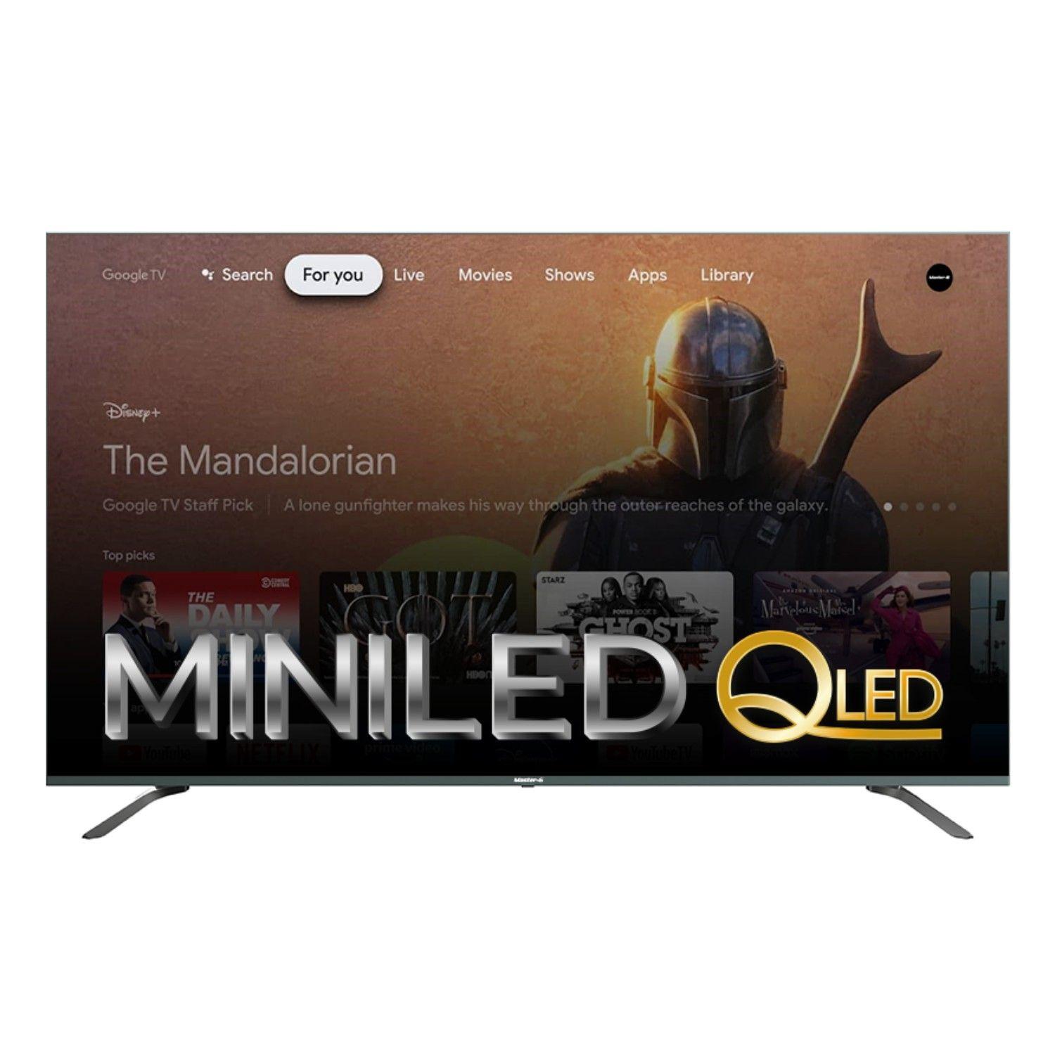 Smart TV 65" MINILED QLED Google TV 4K MGGK65MLEDUFQ-0