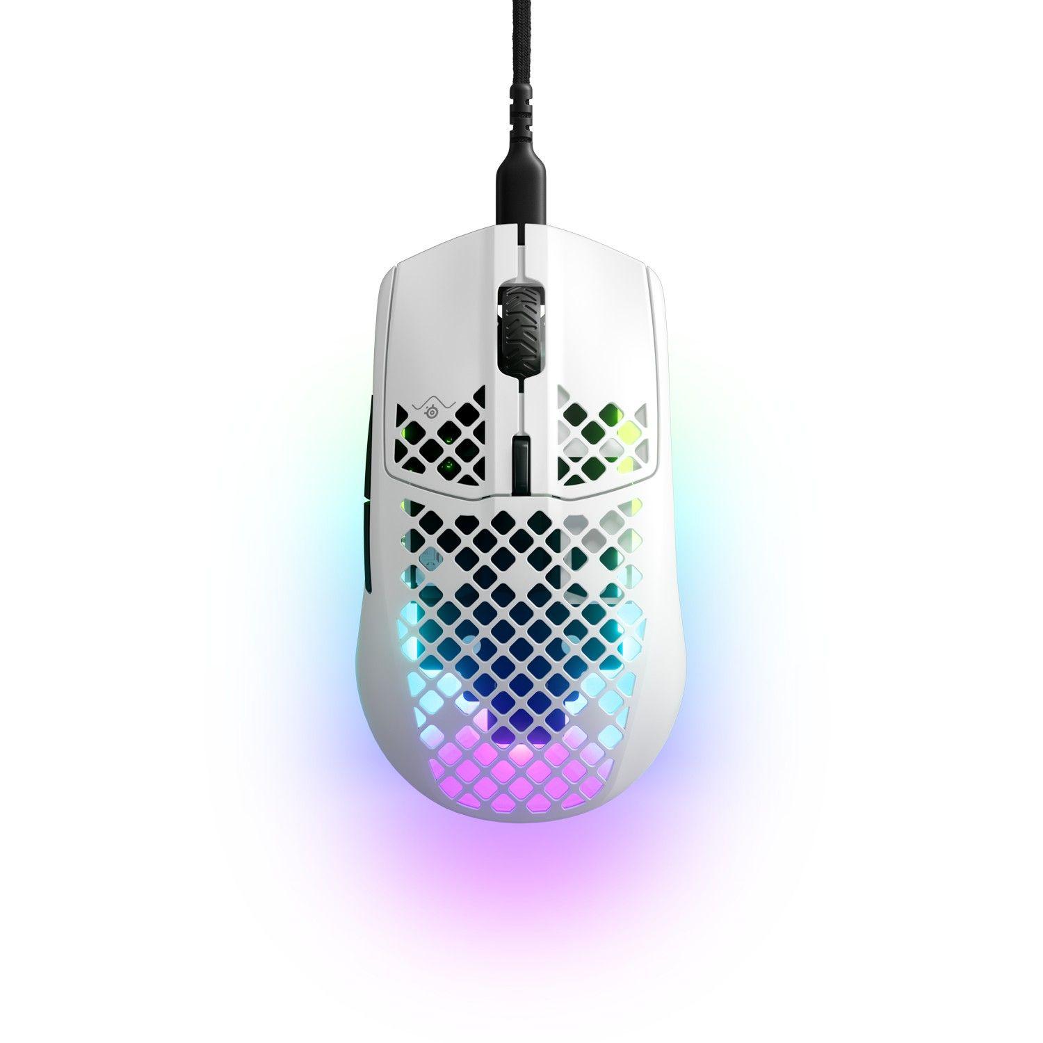 Mouse Gamer Bluetooth SteelSeries Aerox 3 Wireless Blanco-0