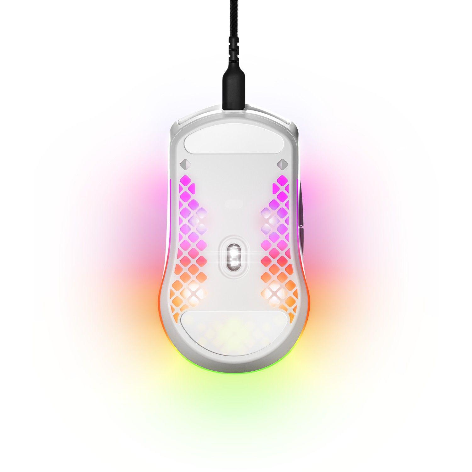 Mouse Gamer Bluetooth SteelSeries Aerox 3 Wireless Blanco-6