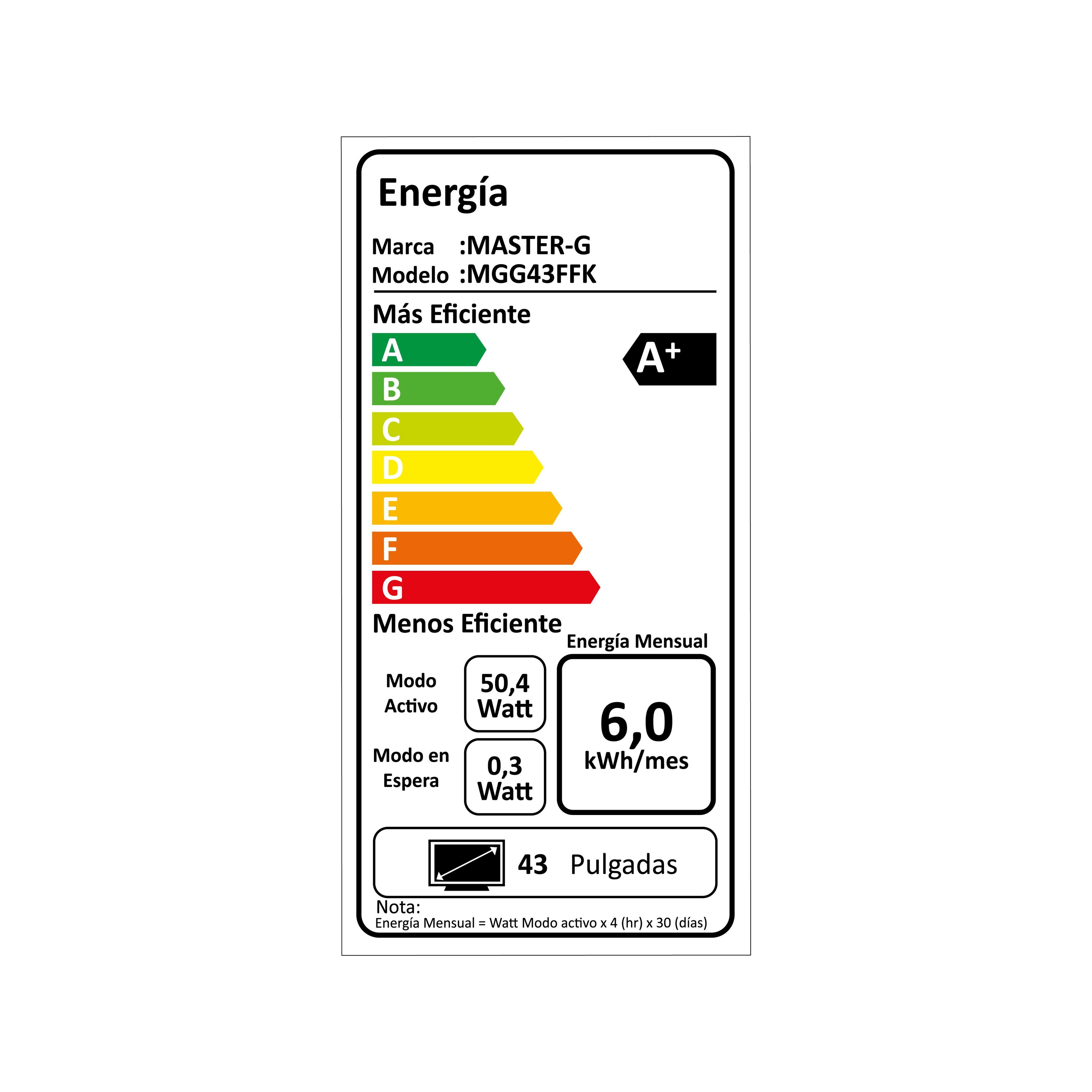 Smart TV Led 43" Google TV Full HD Bluetooth MGG43FFK-3