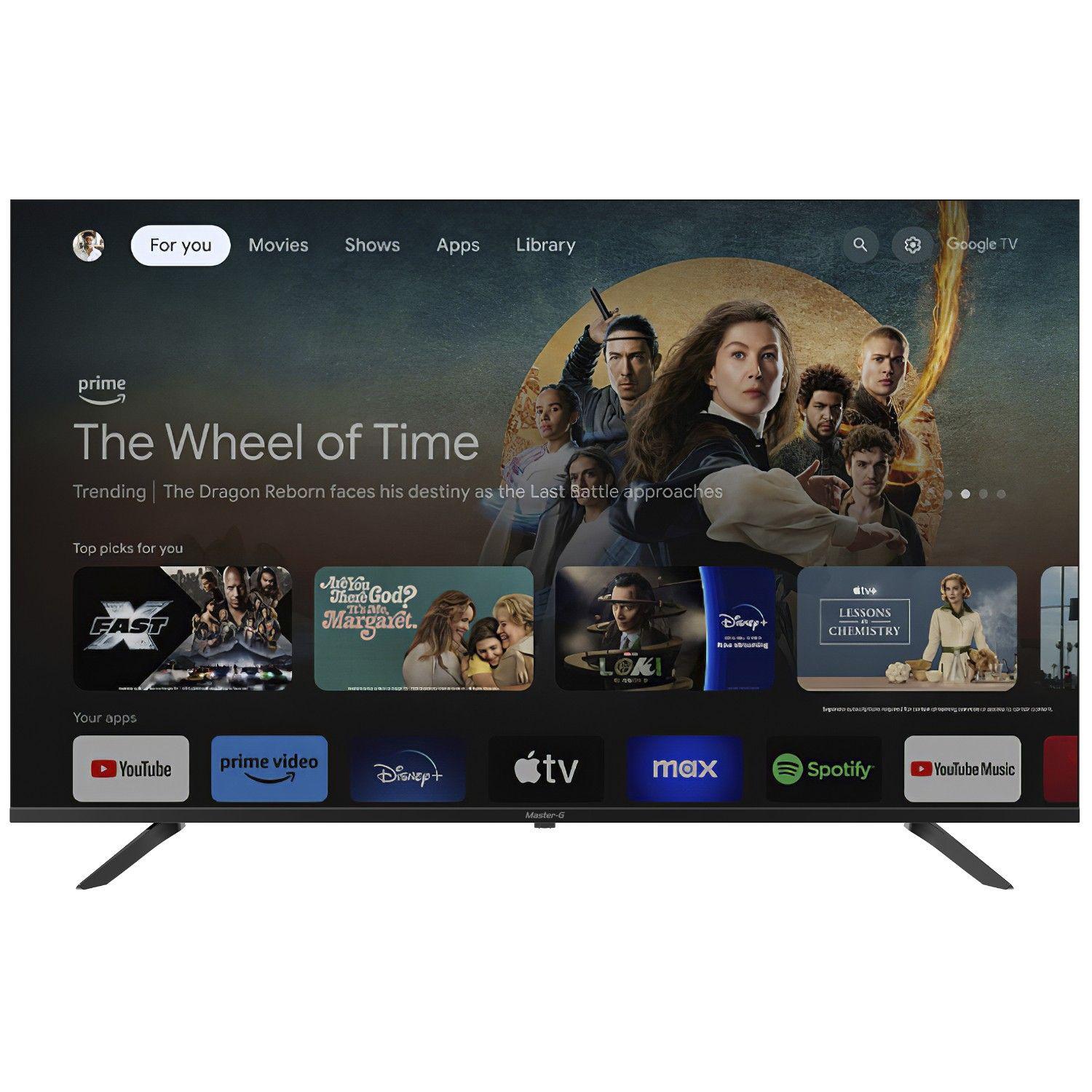 Smart TV QLED 58" Google TV 4K Bluetooth Frameless-4