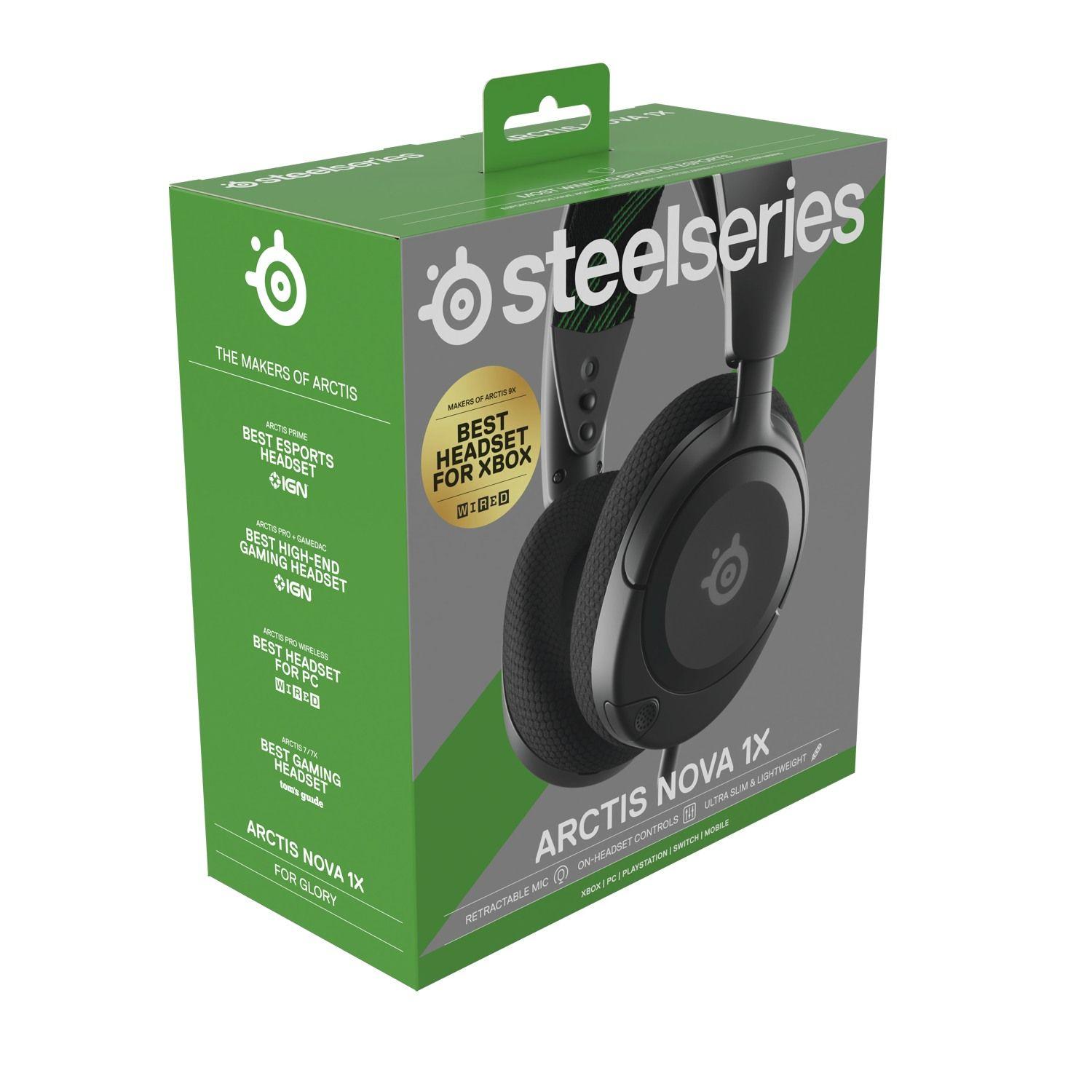 Audífonos Gamer SteelSeries Arctis Nova 1 Black Xbox Series-9
