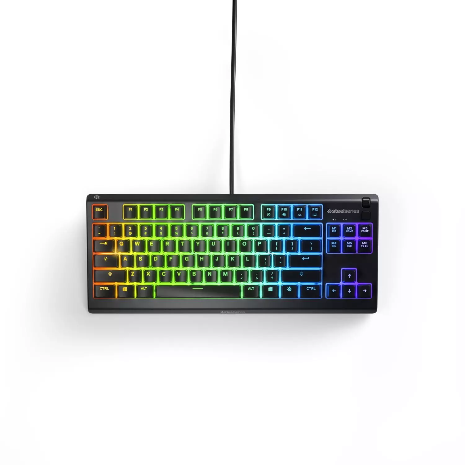 Teclado Gamer SteelSeries Apex 3 TKL RGB Whisper-Quiet Negro-1