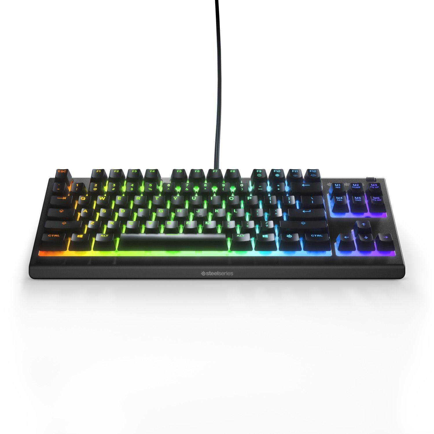 Teclado Gamer SteelSeries Apex 3 TKL RGB Whisper-Quiet Negro-6