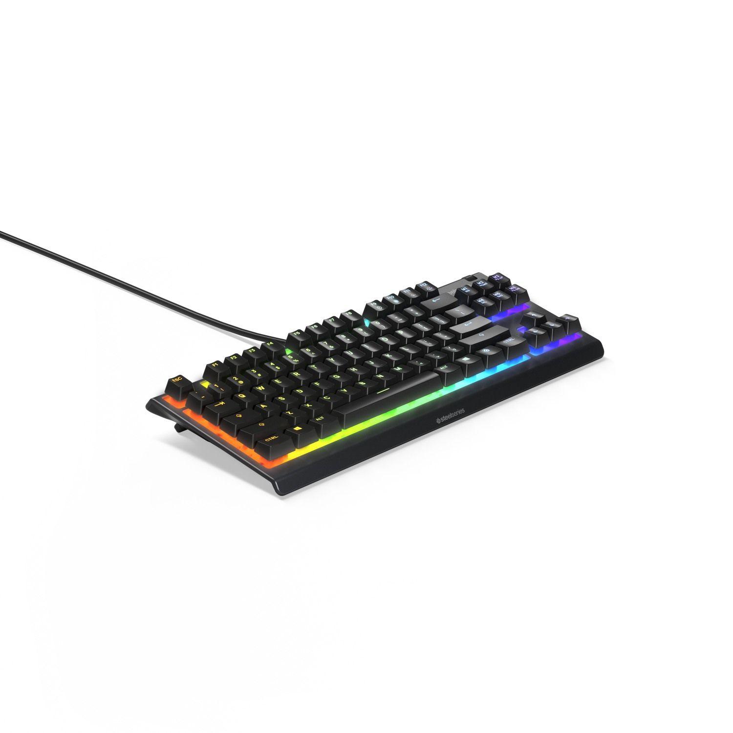 Teclado Gamer SteelSeries Apex 3 TKL RGB Whisper-Quiet Negro-7